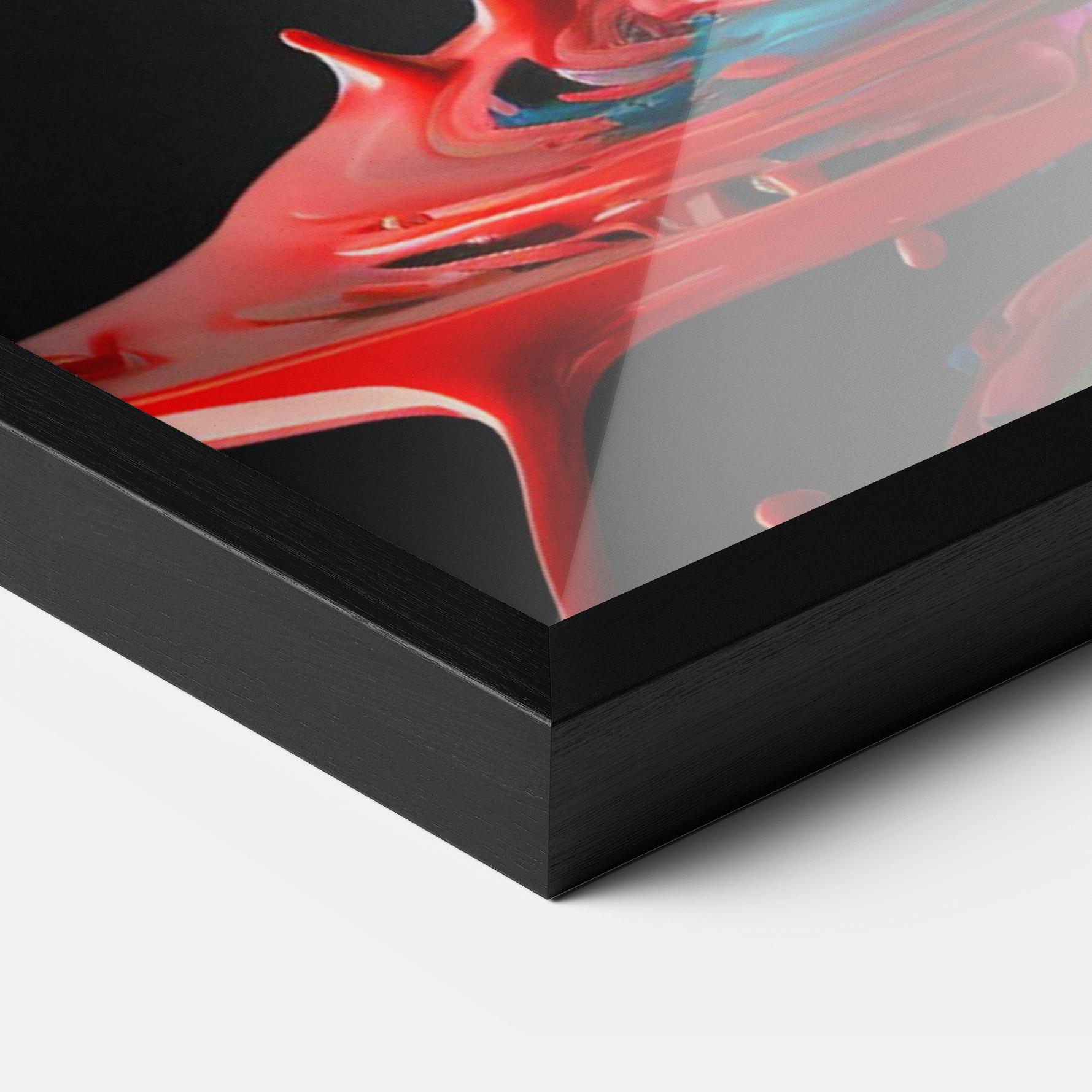 Plakat w Ramie Beautiful Colorful Splash mockup 3