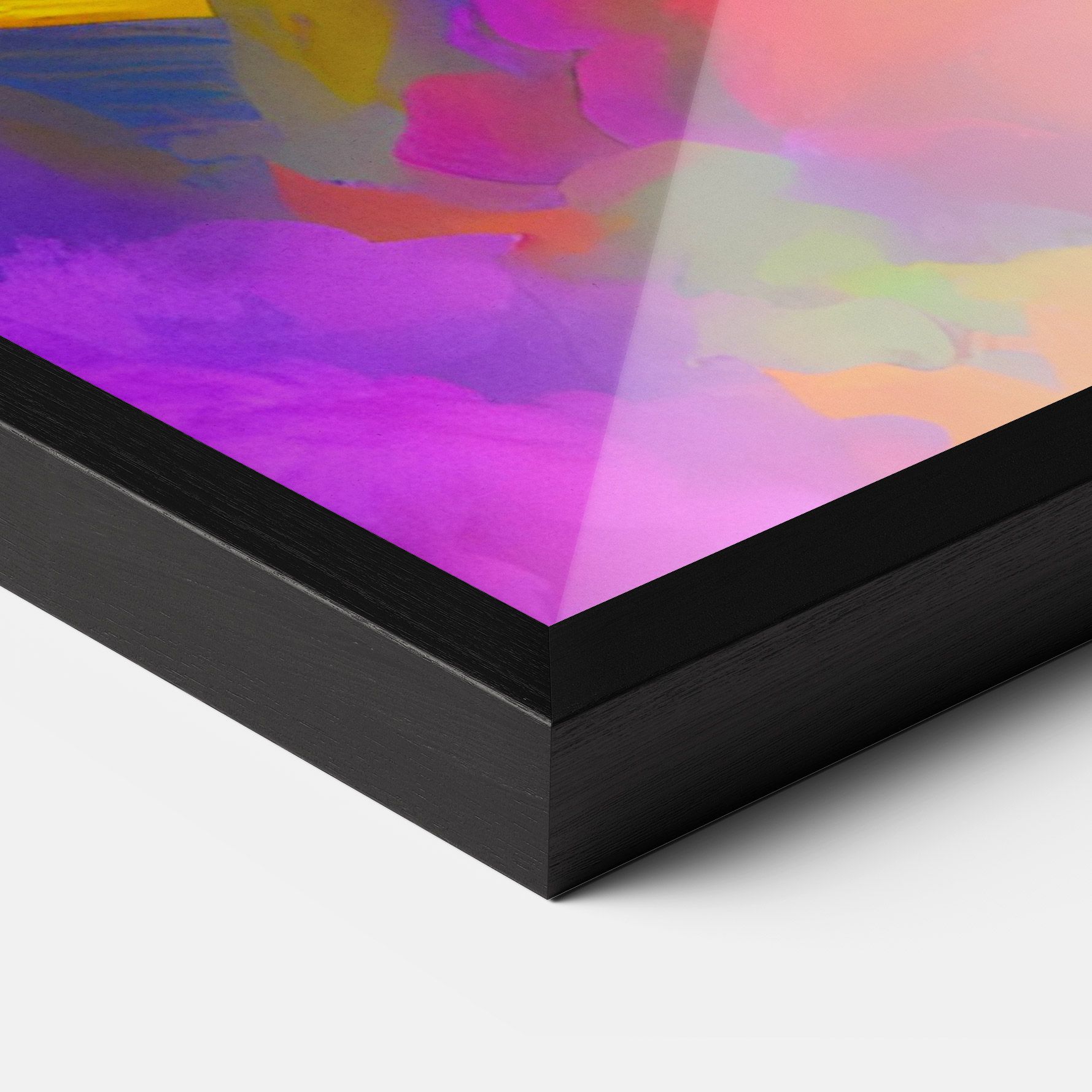 Blurred Colorful Smoke mockup 3