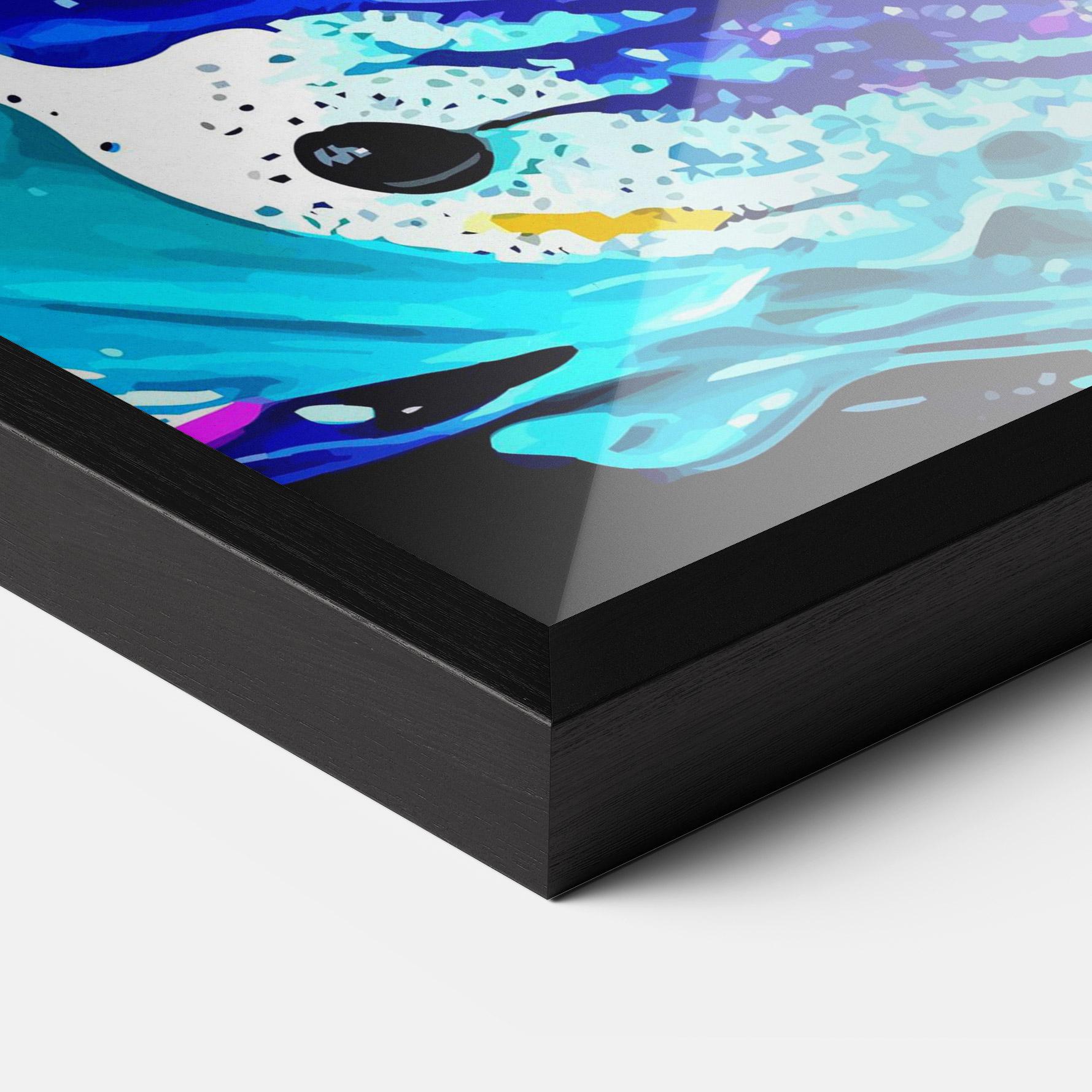 Plakat w Ramie Pretty Splash Color mockup 3