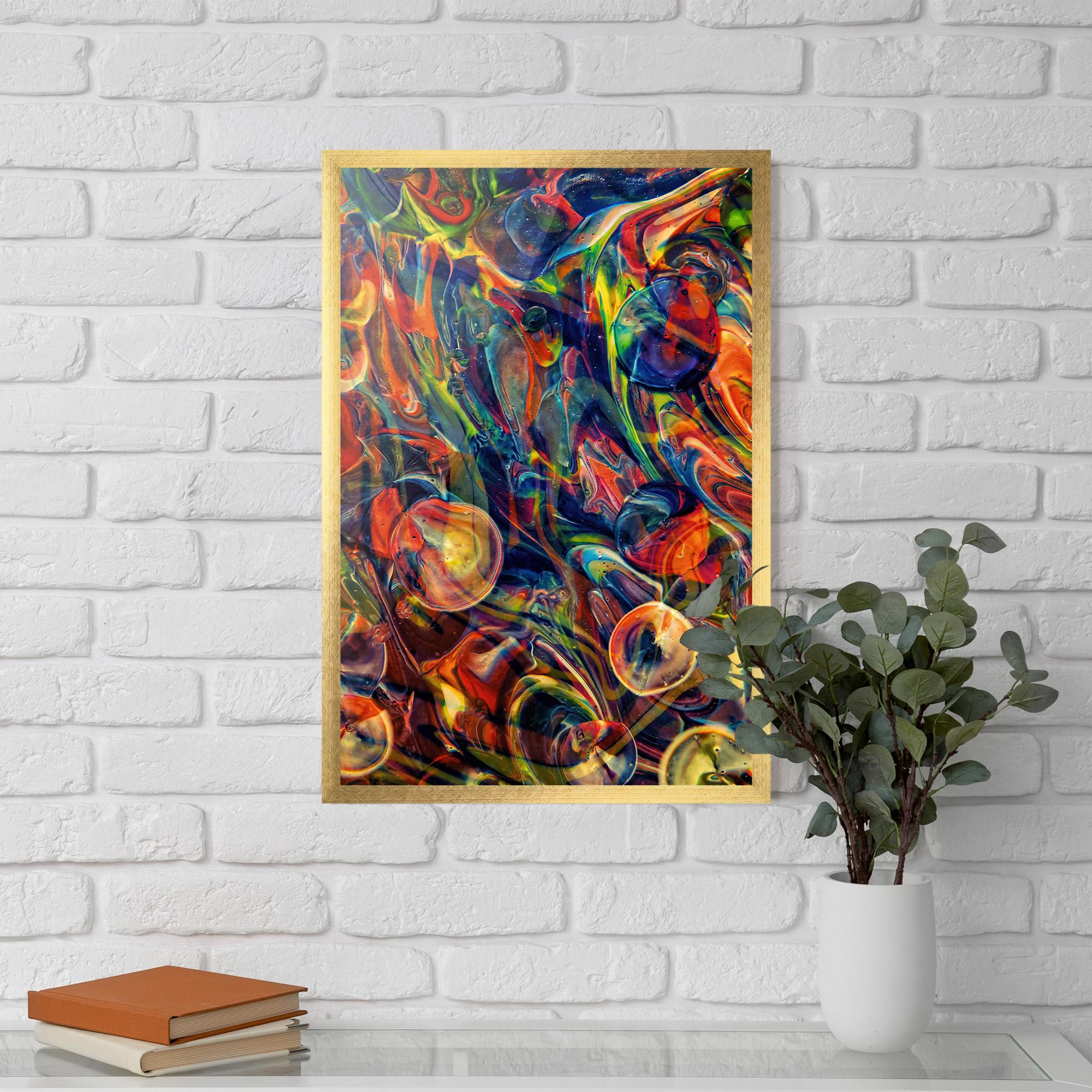 Plakat w Ramie Abstract Glass mockup 5