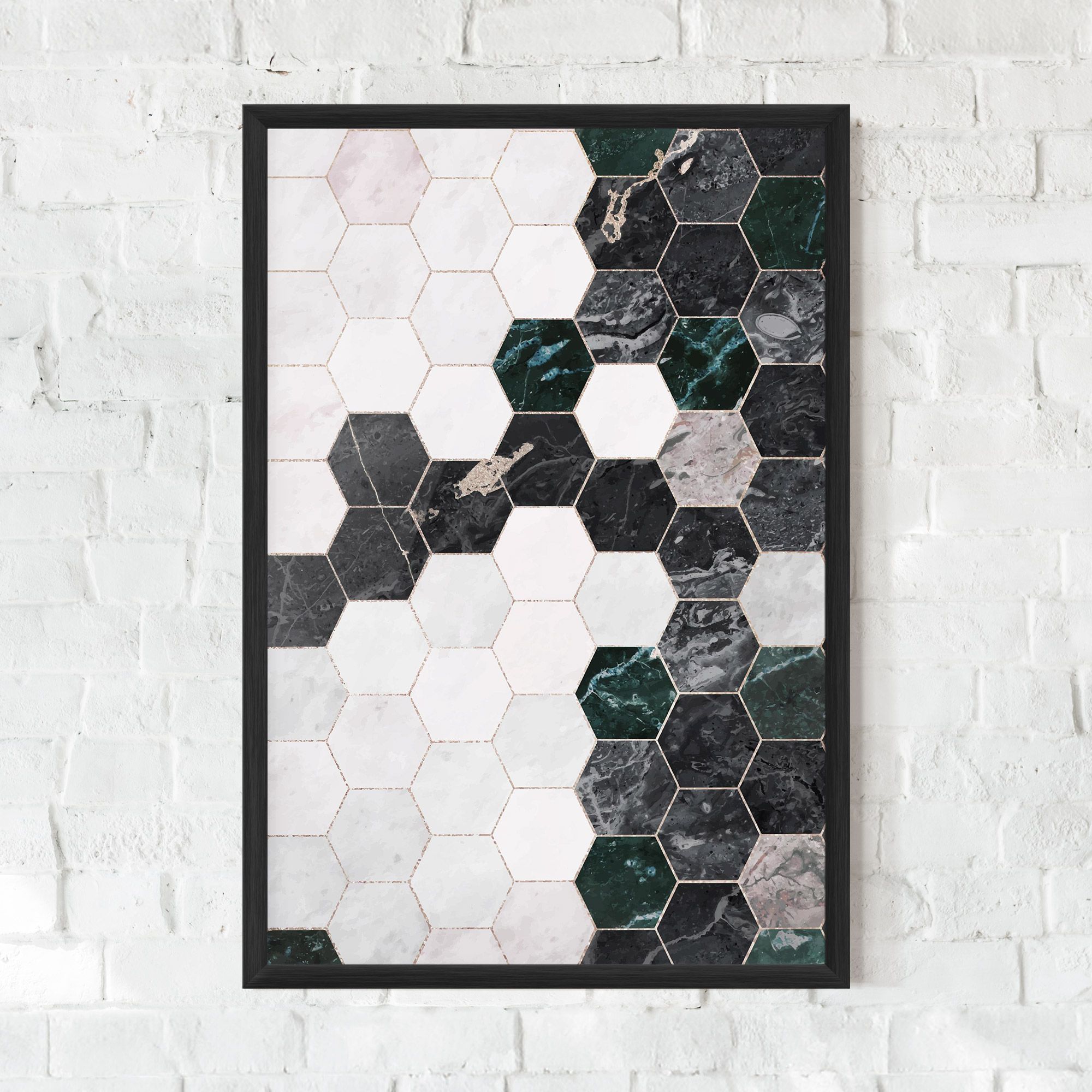 Green Hexagon mockup 0