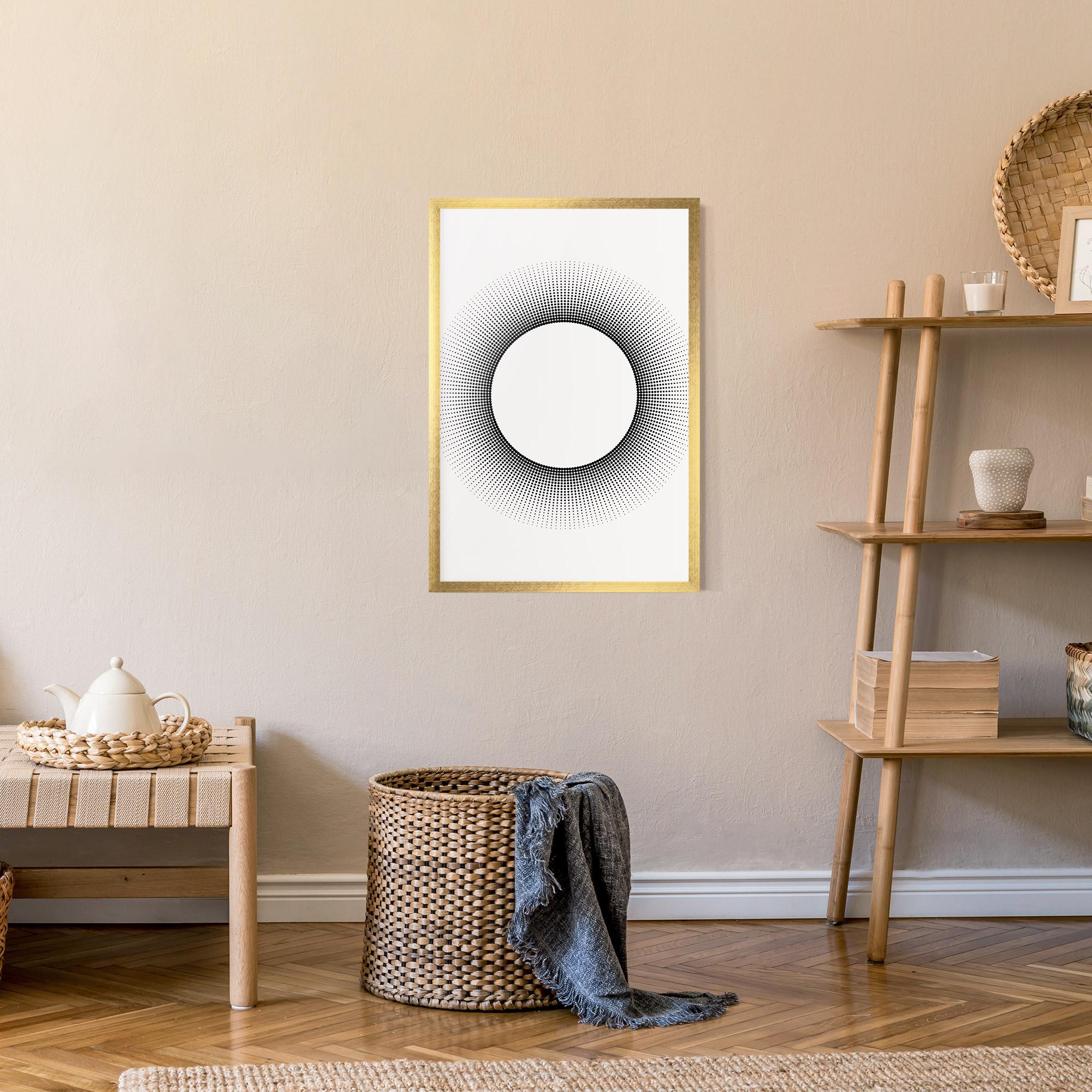 Plakat w Ramie White Center mockup 9