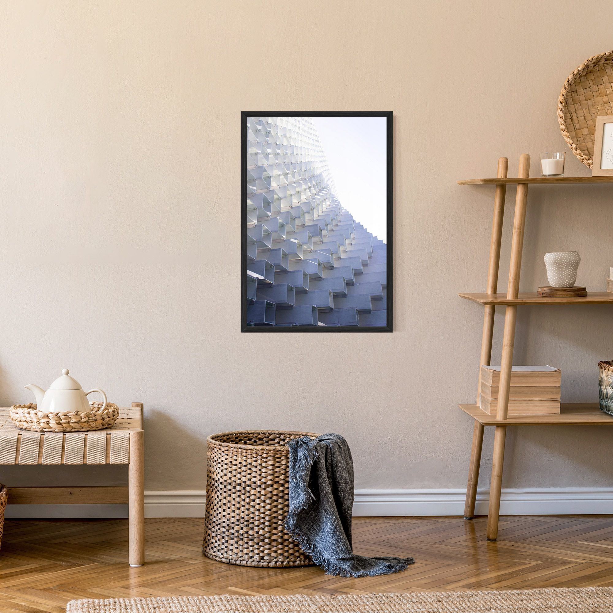 3d White Square mockup 9