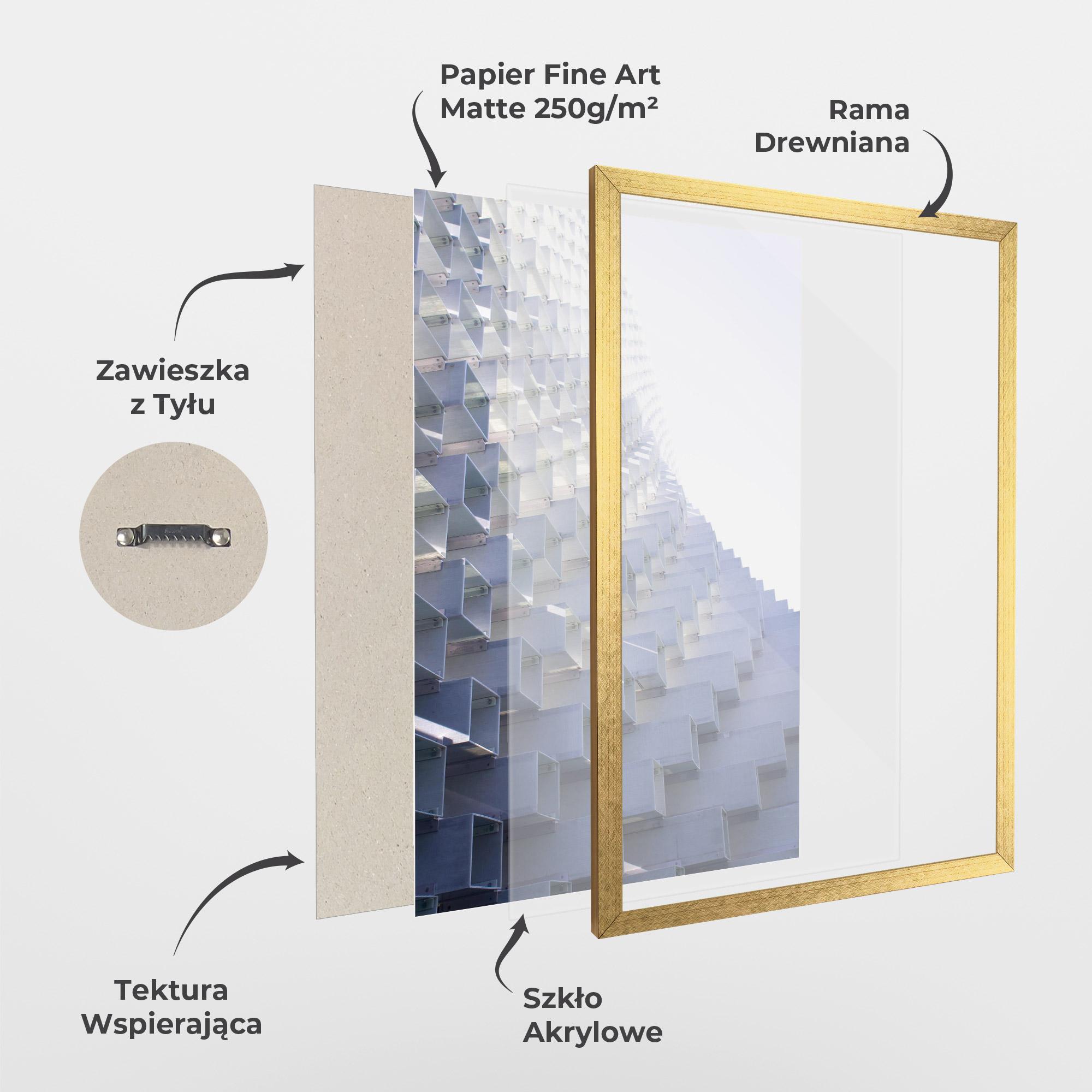 Plakat w Ramie 3d White Square mockup 1