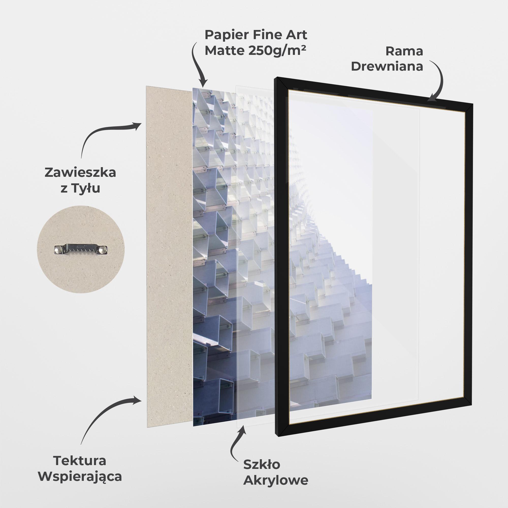 Plakat w Ramie 3d White Square mockup 1