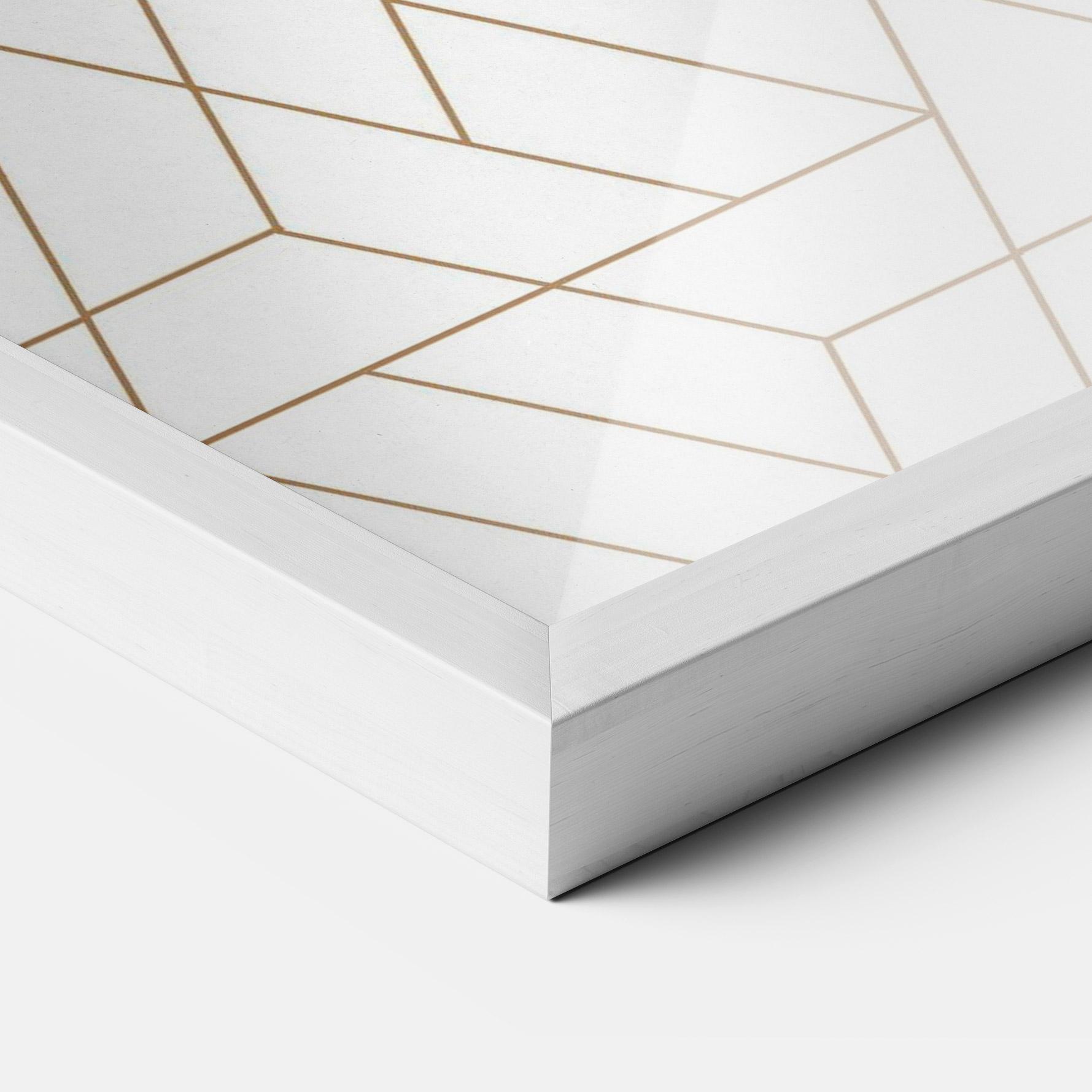 Plakat w Ramie Triangular Shape mockup 3