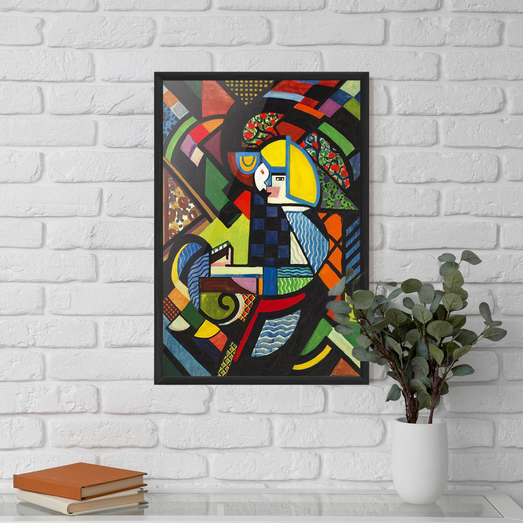 Plakat w Ramie Mix Color Shapes mockup 5