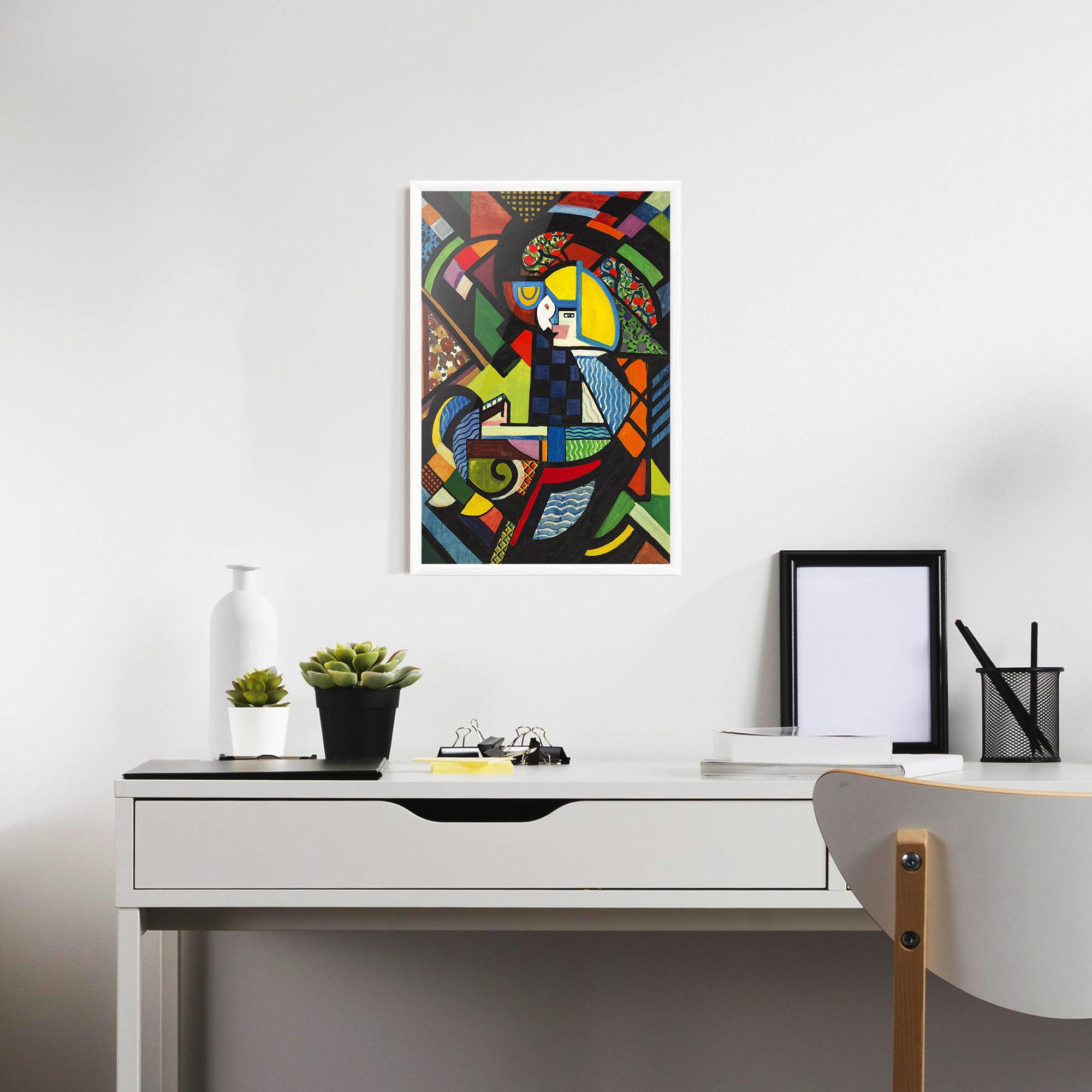 Plakat w Ramie Mix Color Shapes mockup 7