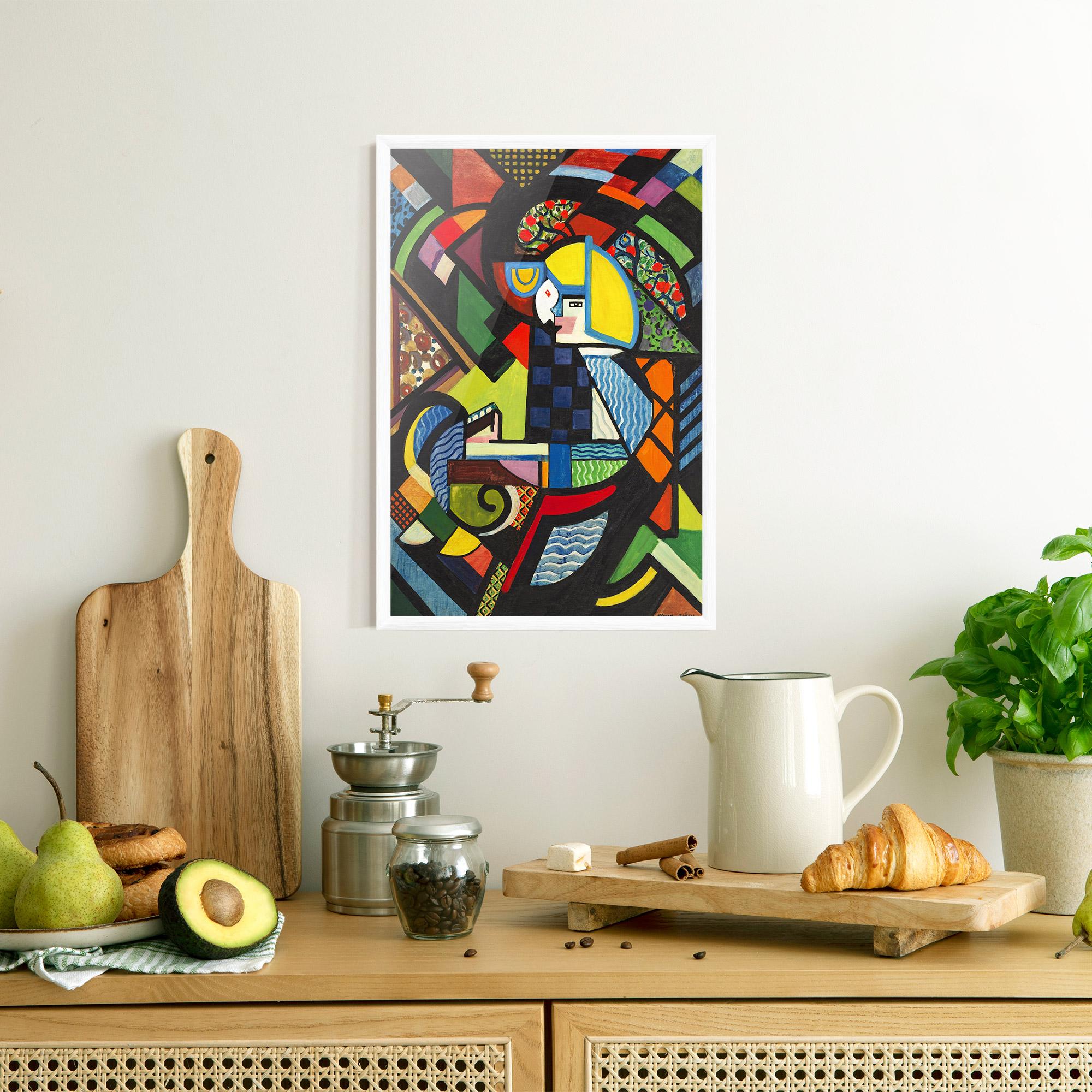 Plakat w Ramie Mix Color Shapes mockup 8