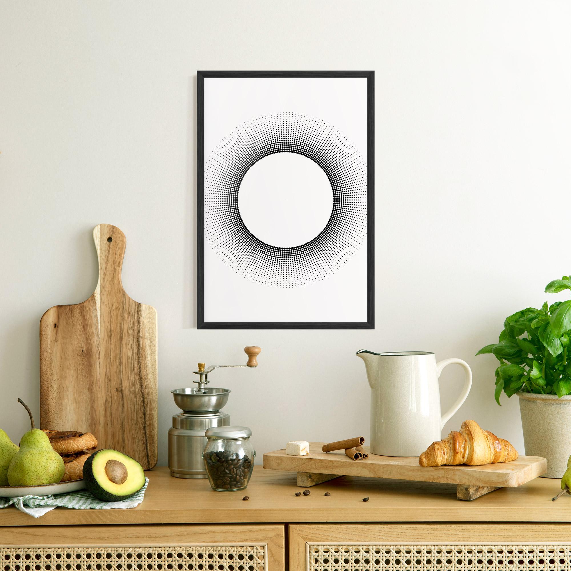 Plakat w Ramie White Center mockup 8