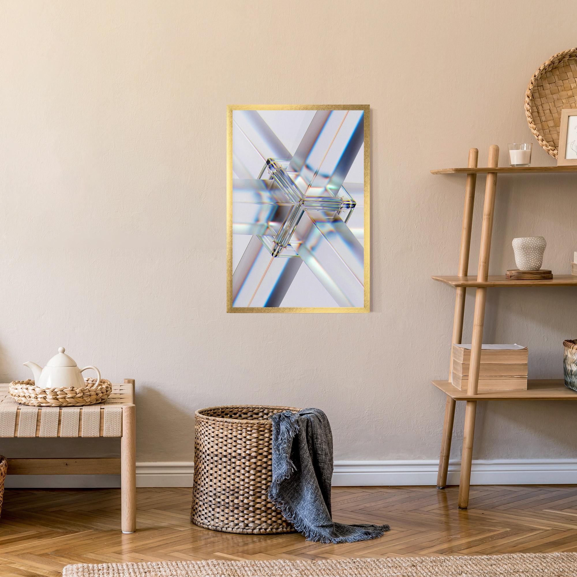 Plakat w Ramie Glass Shape mockup 9