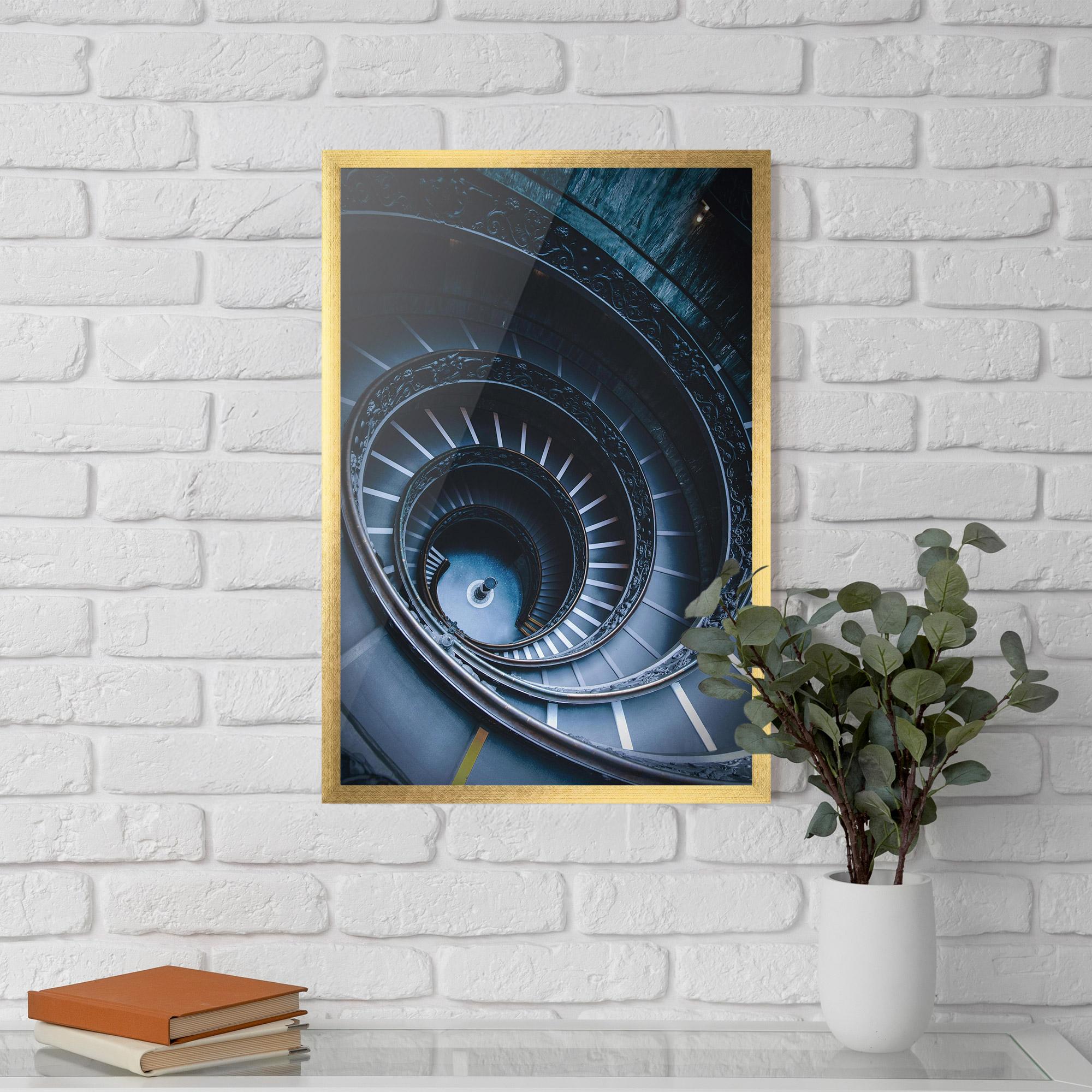 Plakat w Ramie Spiral Museum mockup 5