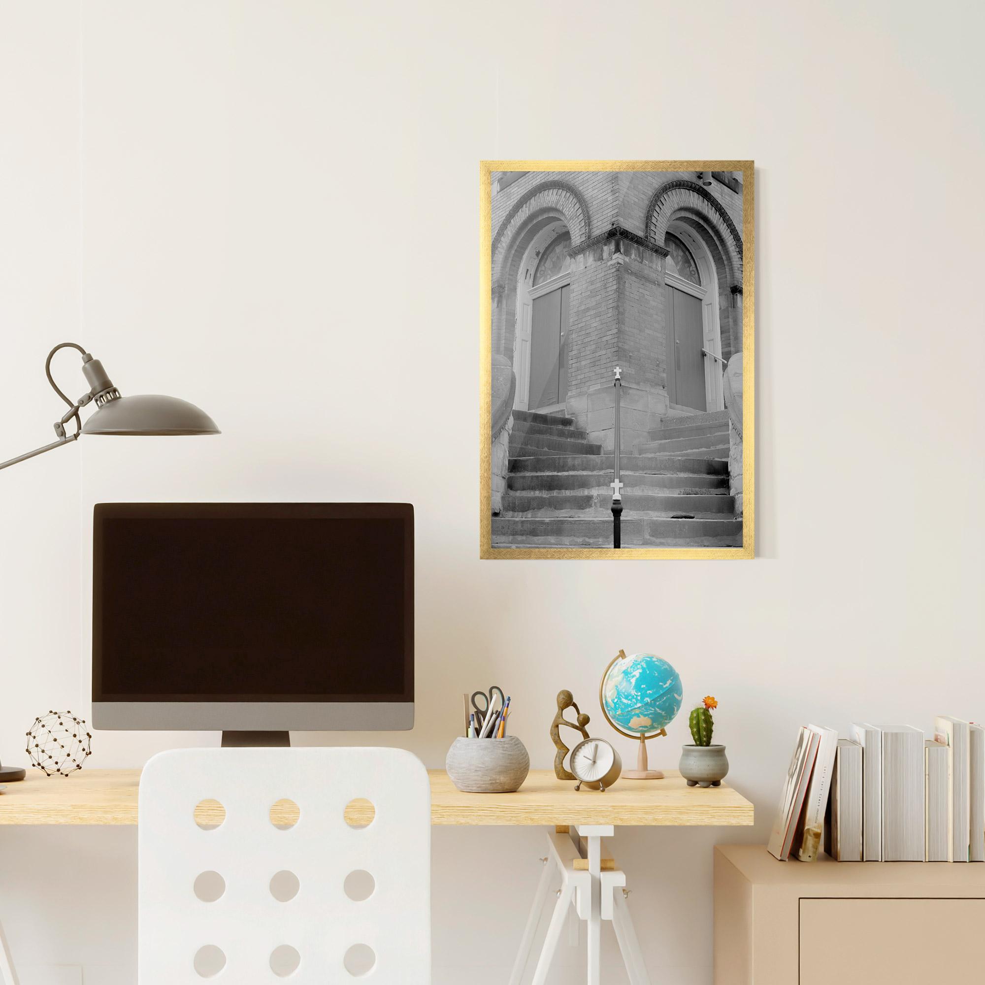 Plakat w Ramie Grey Dors mockup 6