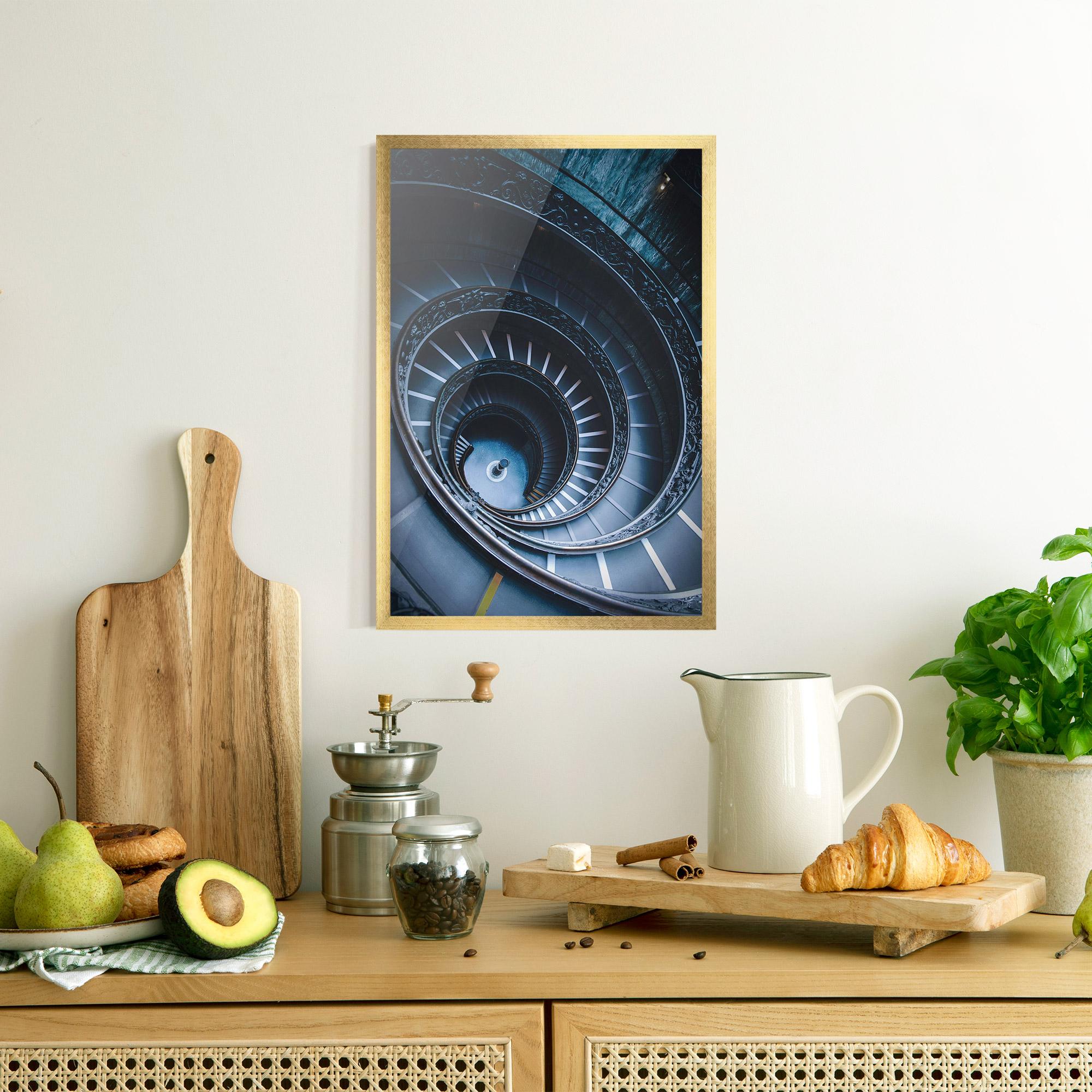 Plakat w Ramie Spiral Museum mockup 8