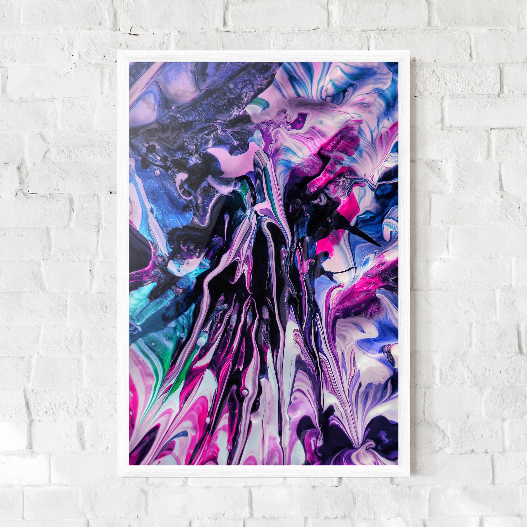 Plakat w Ramie Abstract Rose Colours mockup 0