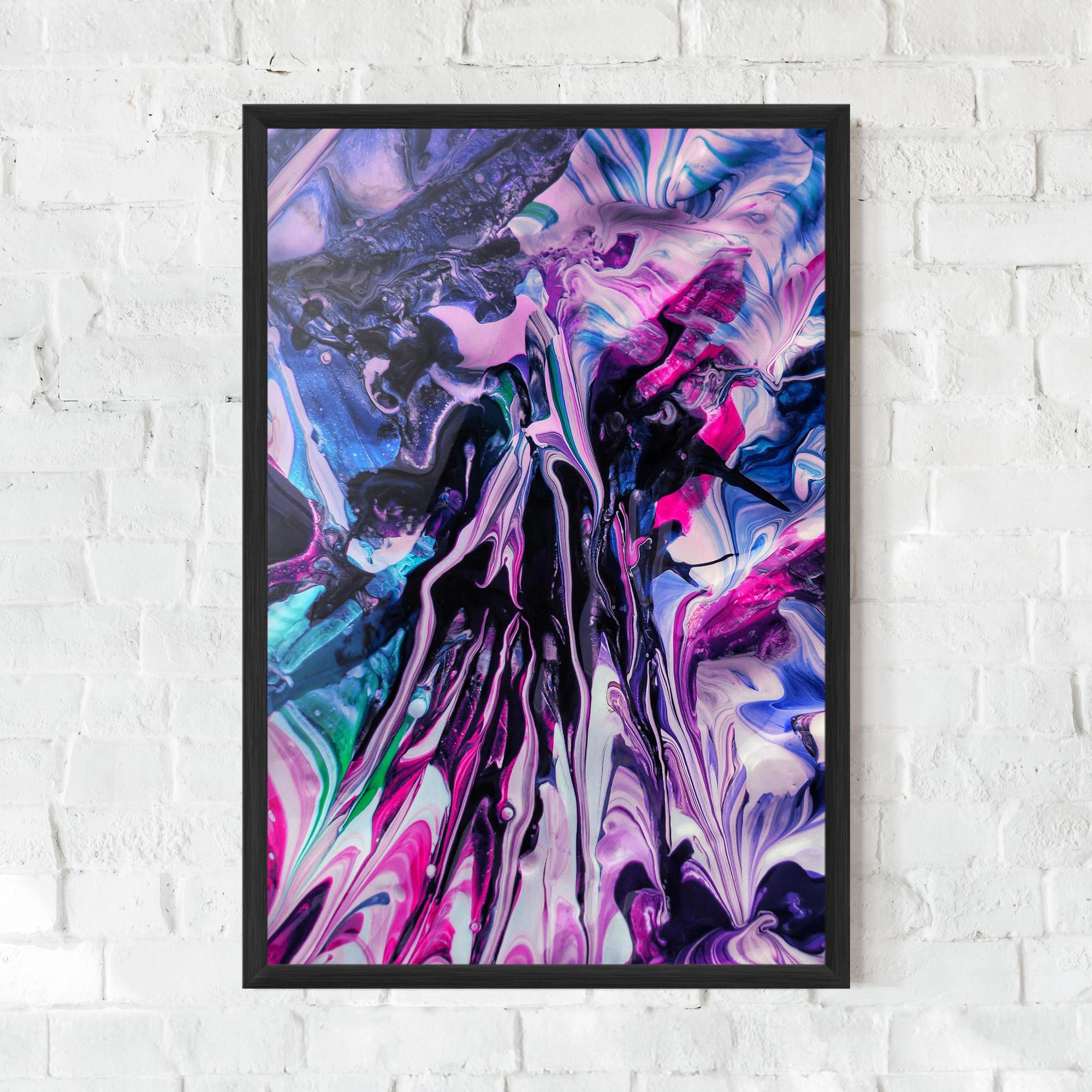 Plakat w Ramie Abstract Rose Colours mockup 0