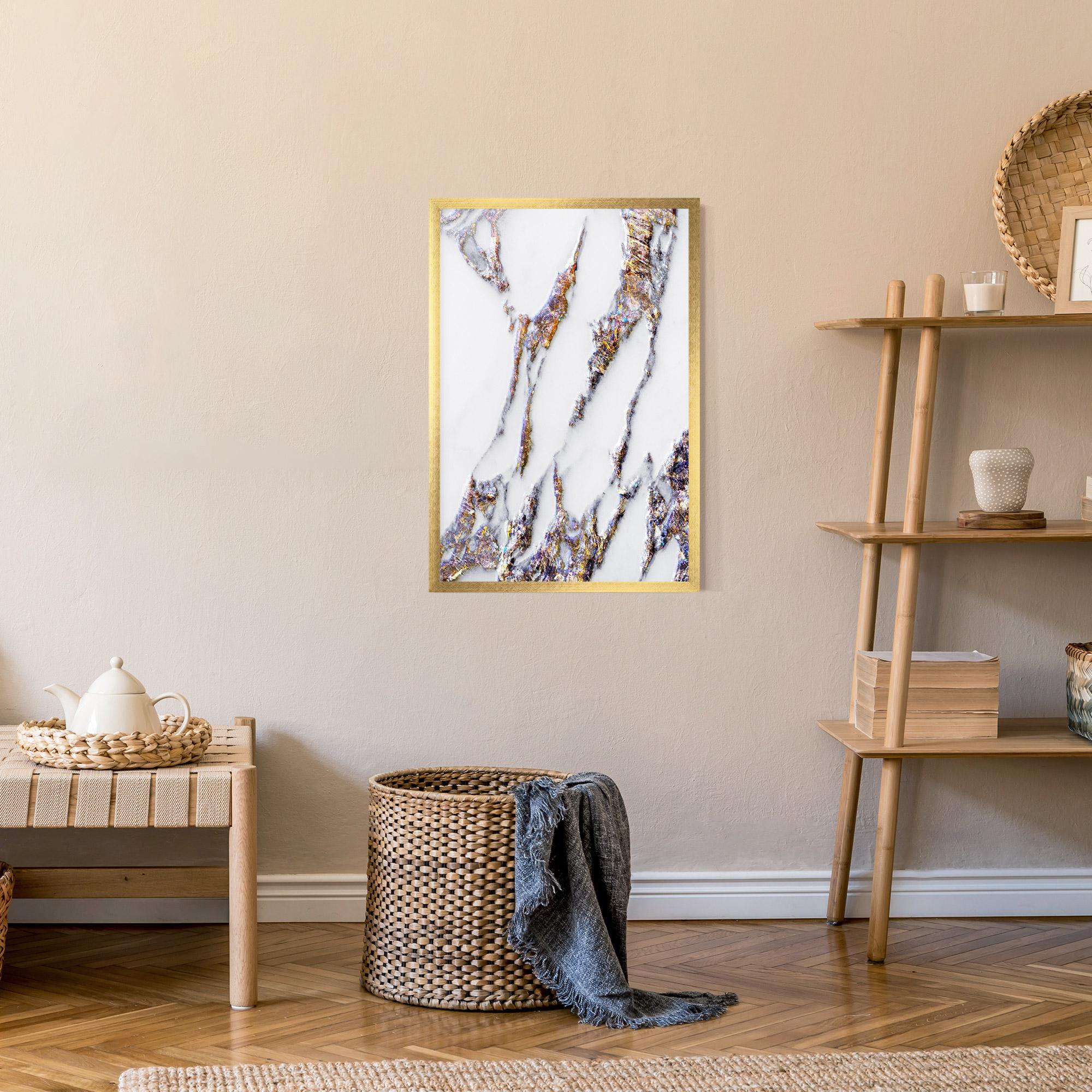 Plakat w Ramie Beautiful Color Marble mockup 9