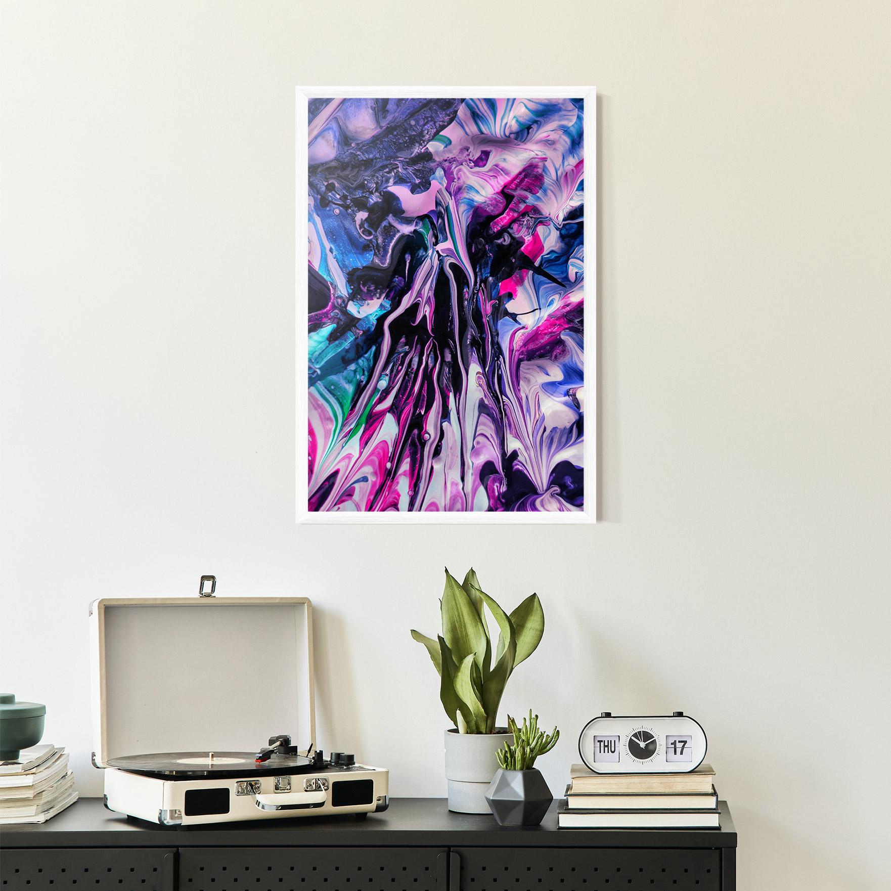 Plakat w Ramie Abstract Rose Colours mockup 2