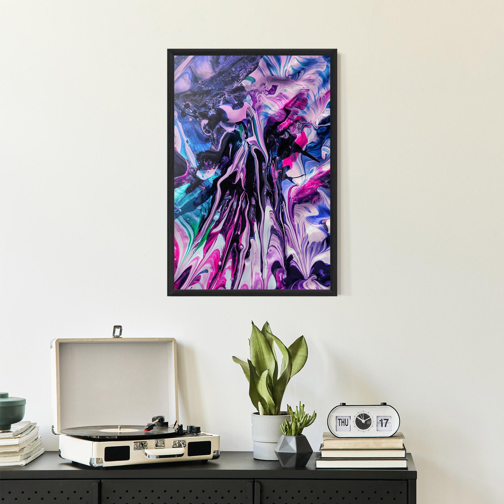 Plakat w Ramie Abstract Rose Colours mockup 2