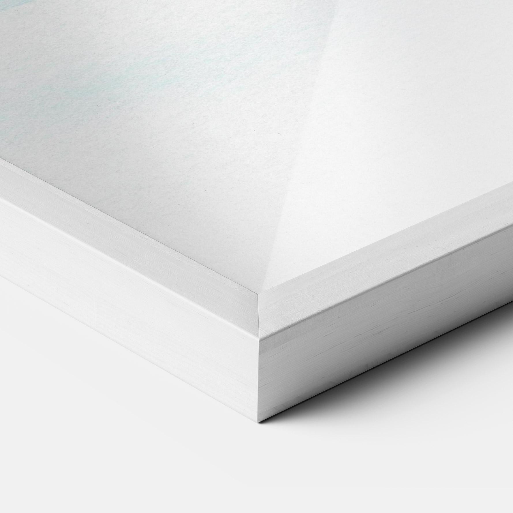 Plakat w Ramie Golden Glitter Blue mockup 3