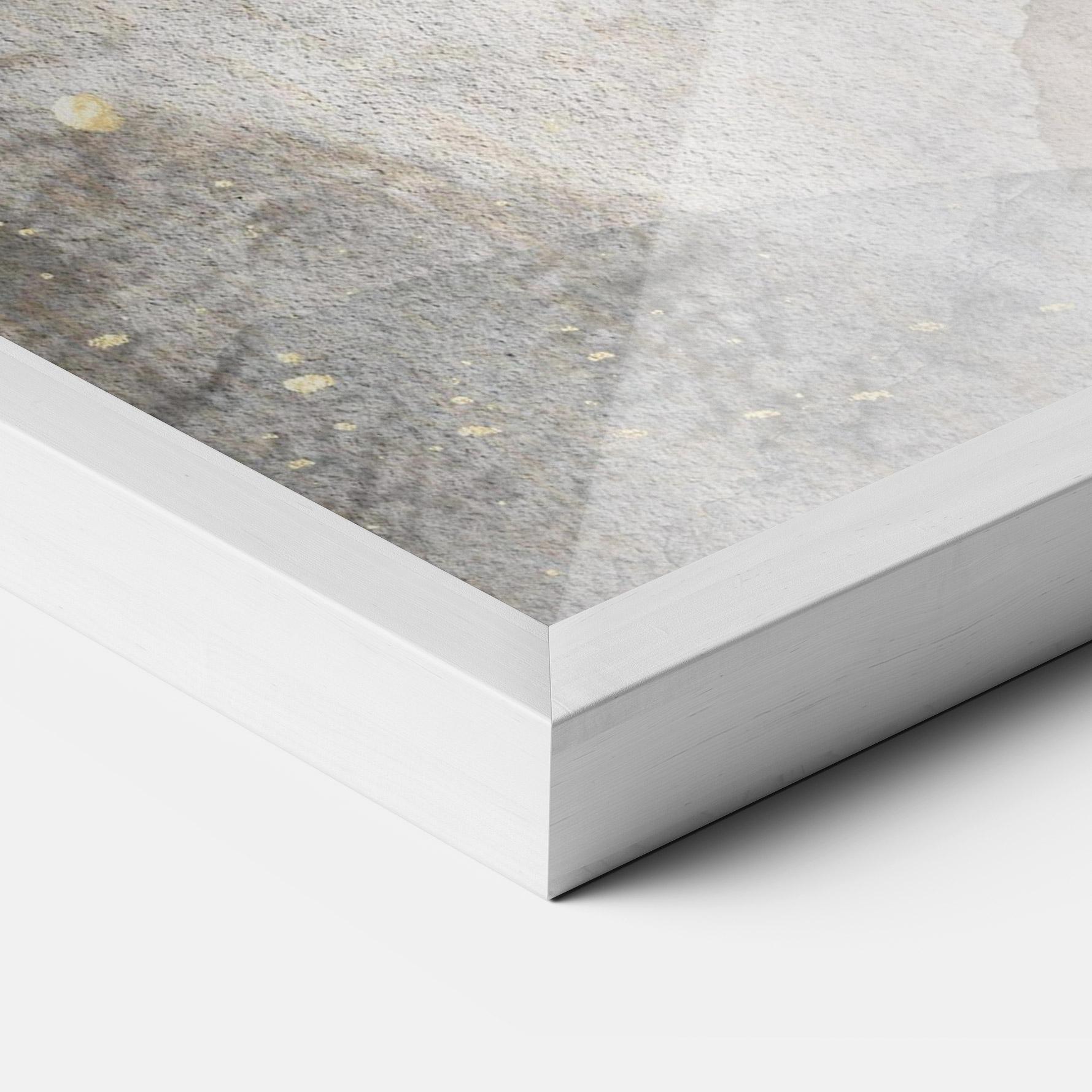 Plakat w Ramie Light Cream Marble mockup 3