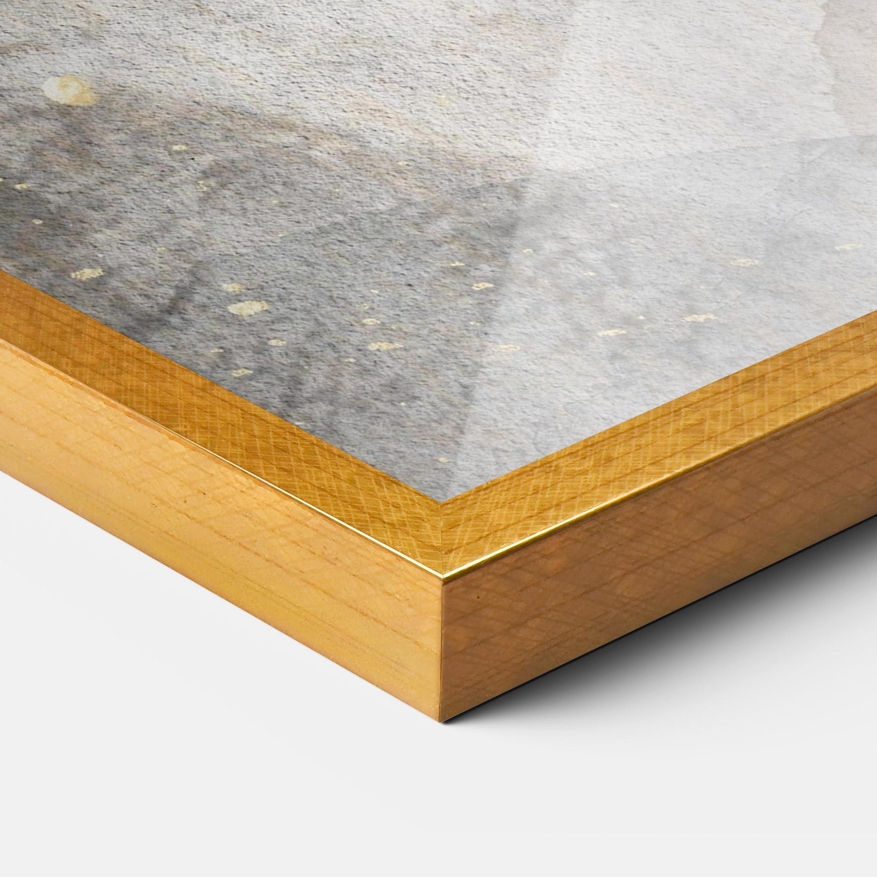 Plakat w Ramie Light Cream Marble mockup 3