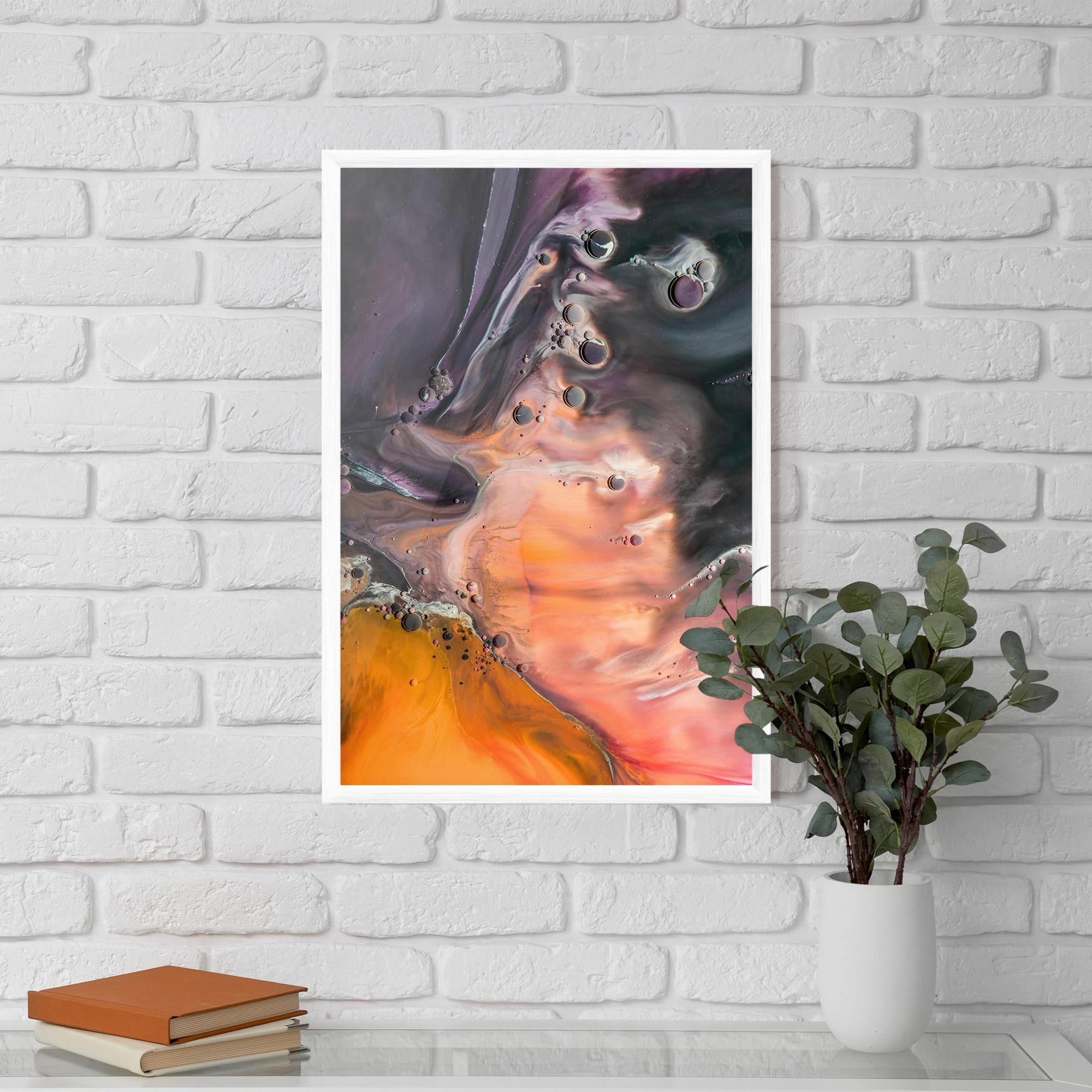 Plakat w Ramie Orange Shades mockup 5