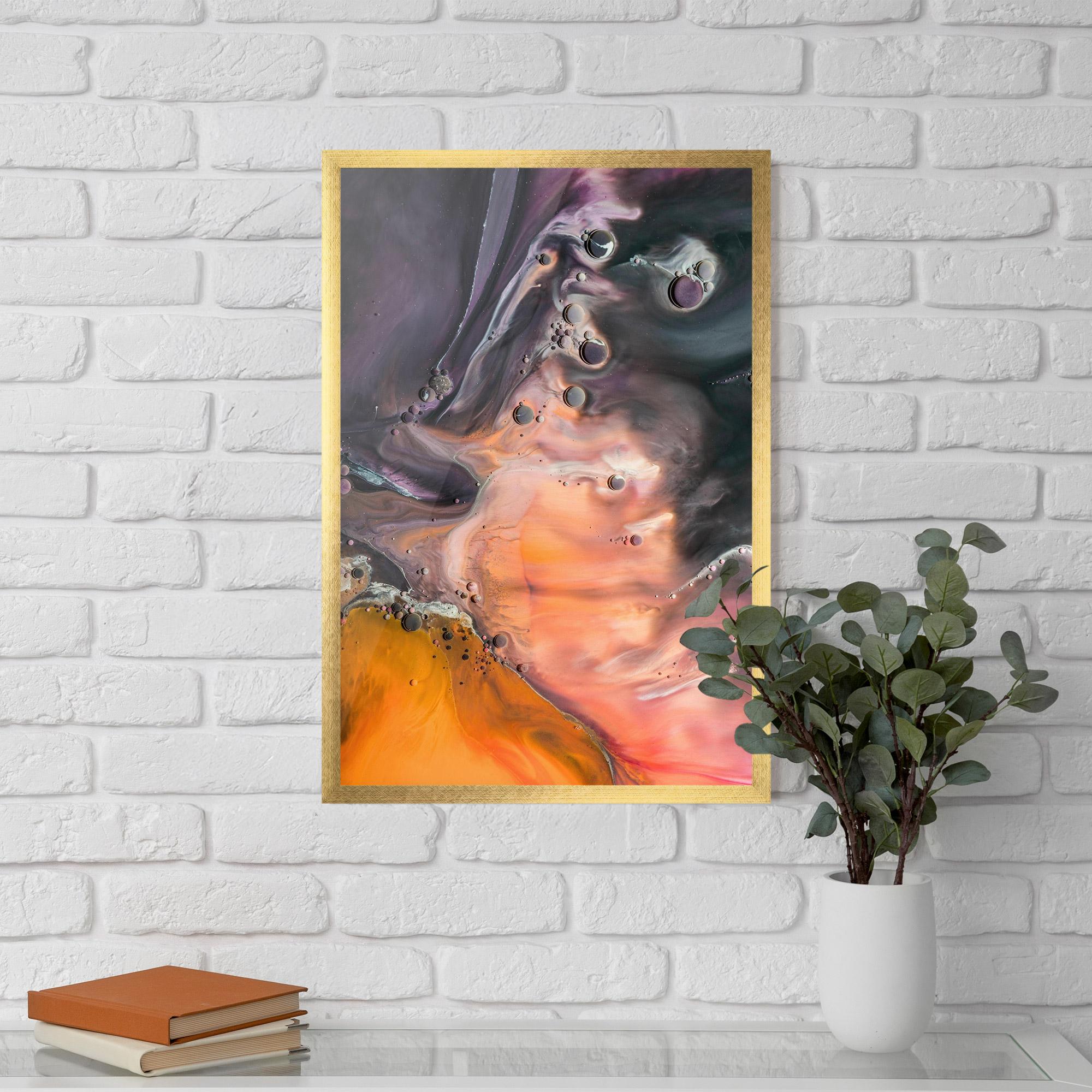 Plakat w Ramie Orange Shades mockup 5