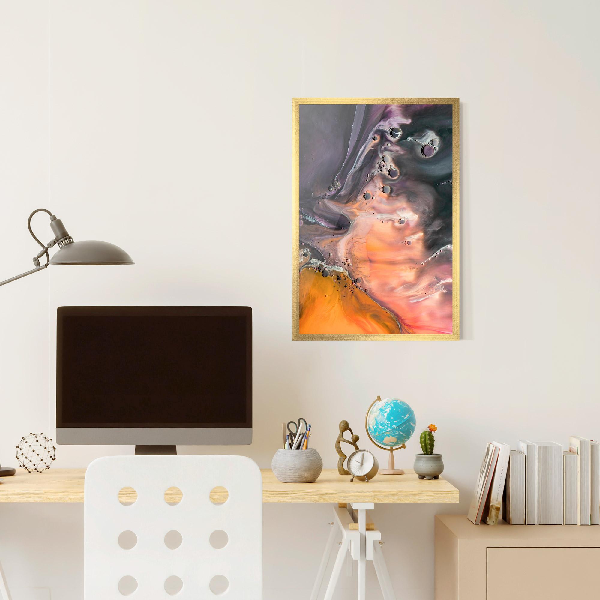 Plakat w Ramie Orange Shades mockup 6