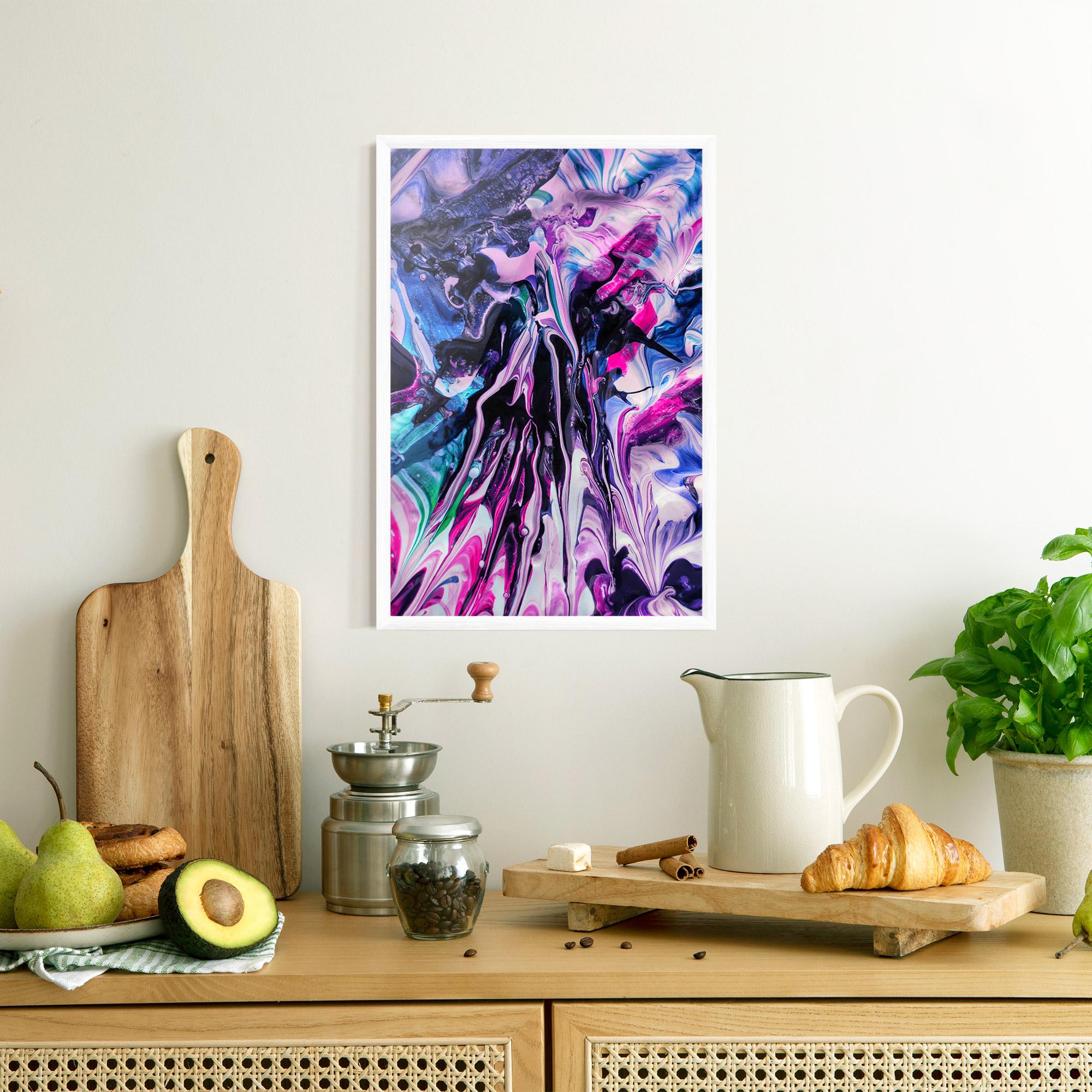 Plakat w Ramie Abstract Rose Colours mockup 8