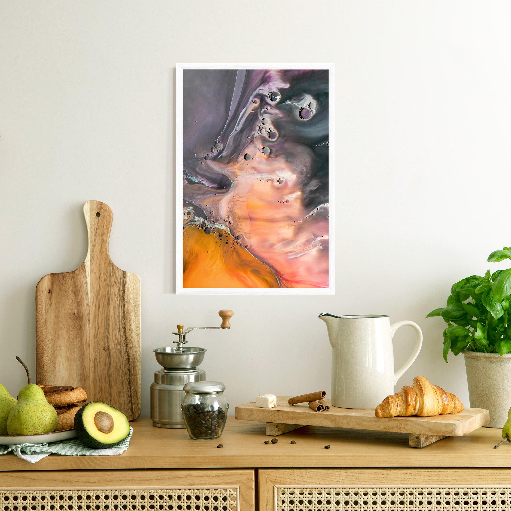 Plakat w Ramie Orange Shades mockup 8