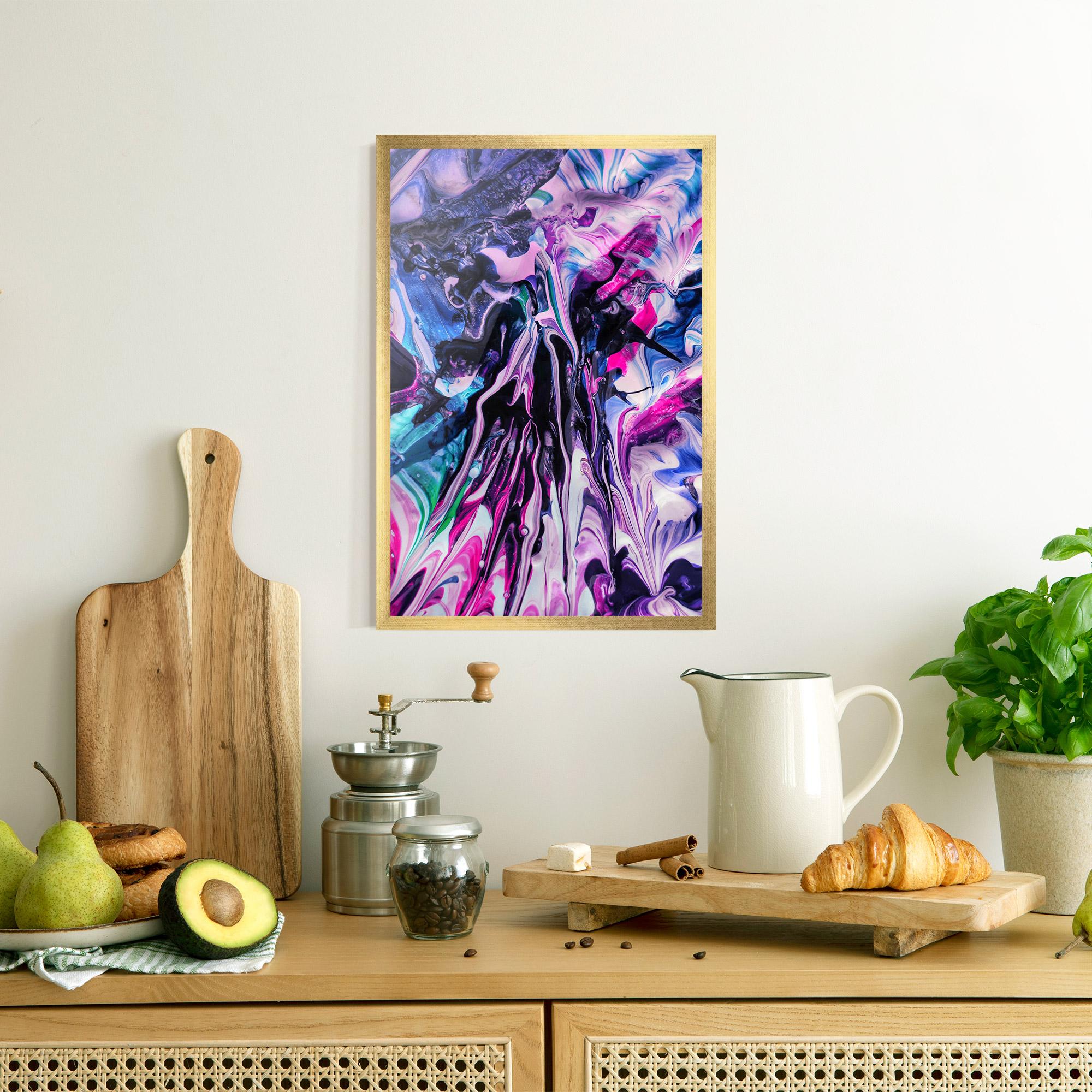 Plakat w Ramie Abstract Rose Colours mockup 8