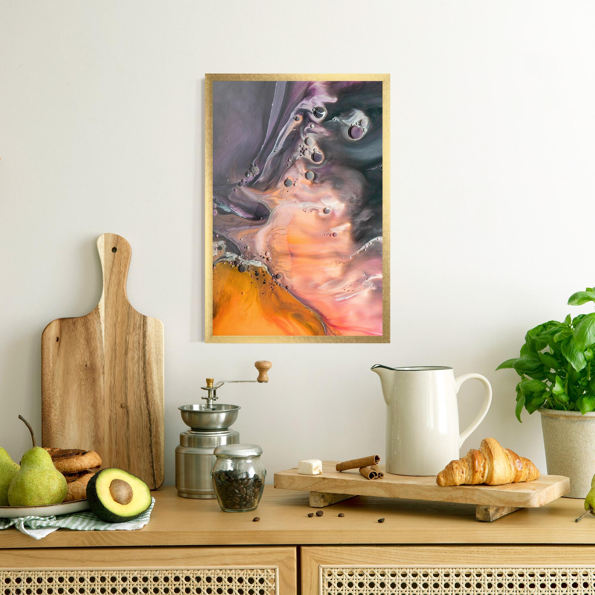 Plakat w Ramie Orange Shades mockup 8