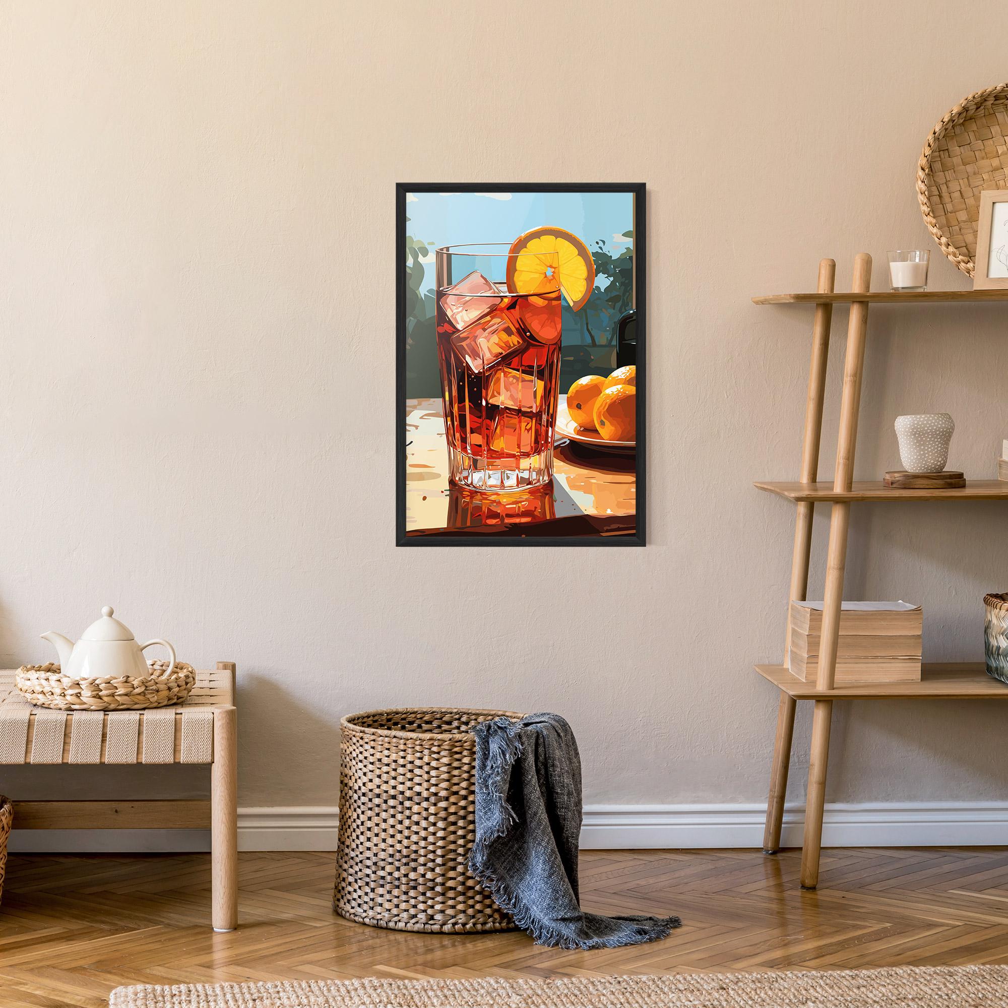 Plakat w Ramie Cocktail Art mockup 9