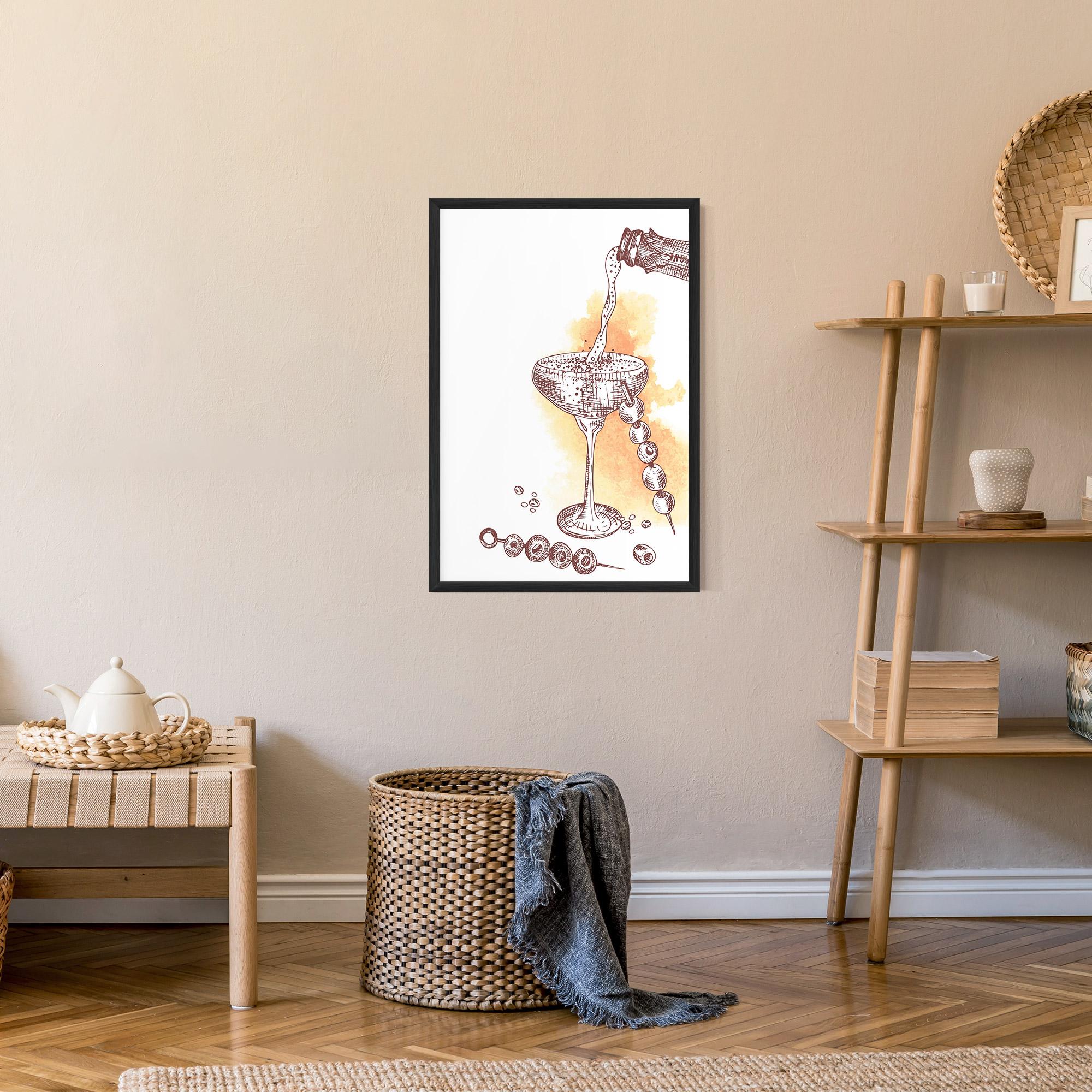 Plakat w Ramie Cocktail mockup 9