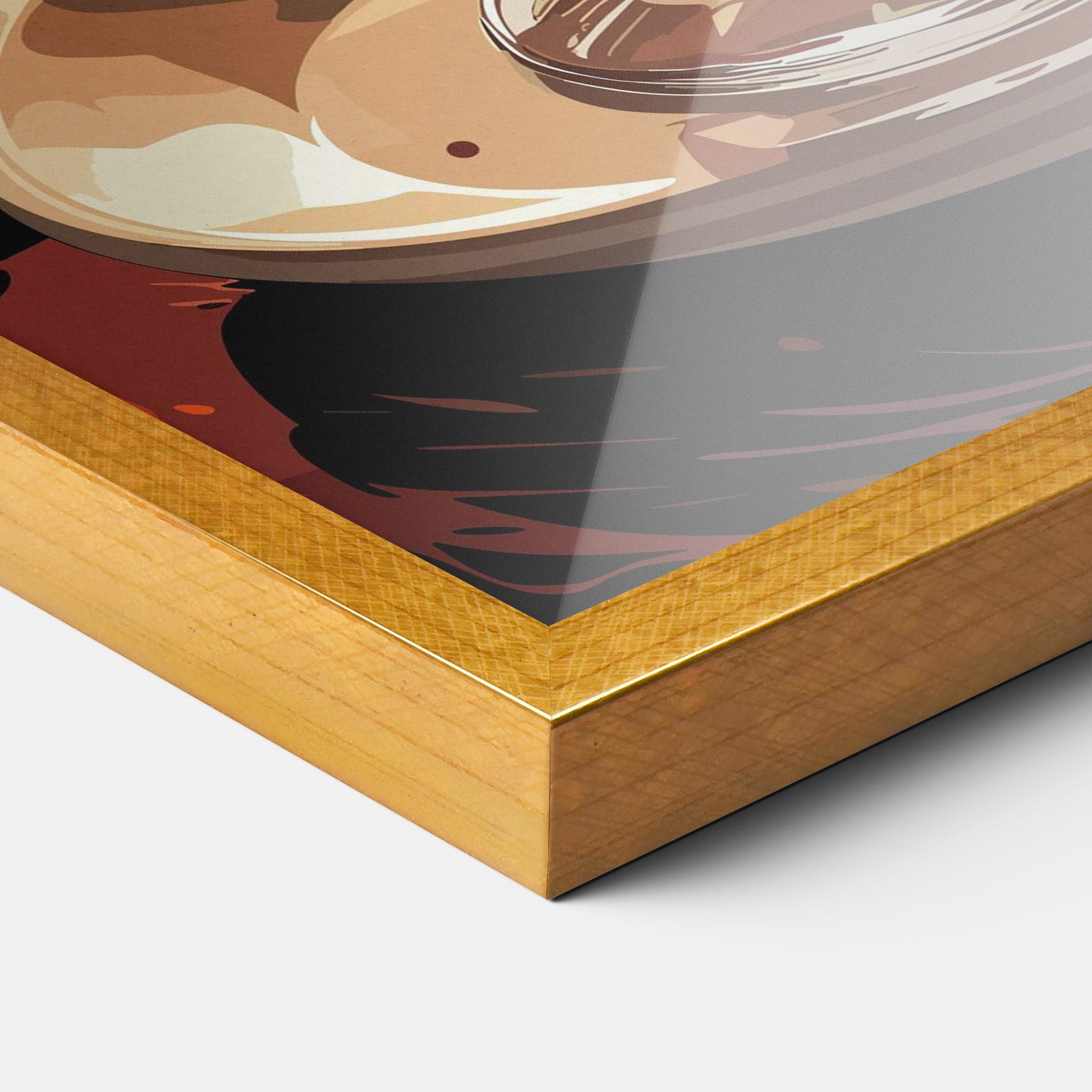 Plakat w Ramie Cocktail Orange mockup 3