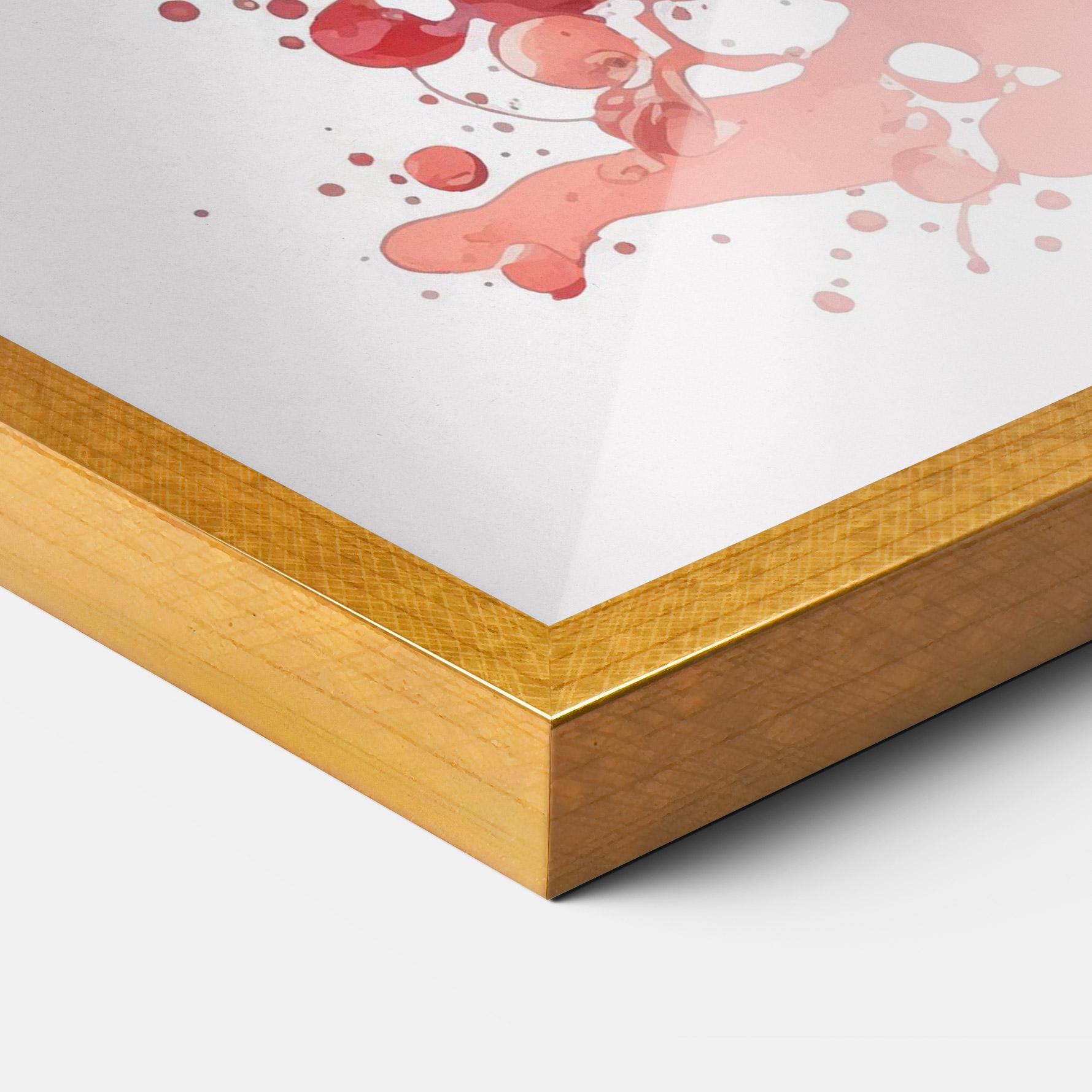 Plakat w Ramie Watercolor Drink mockup 3