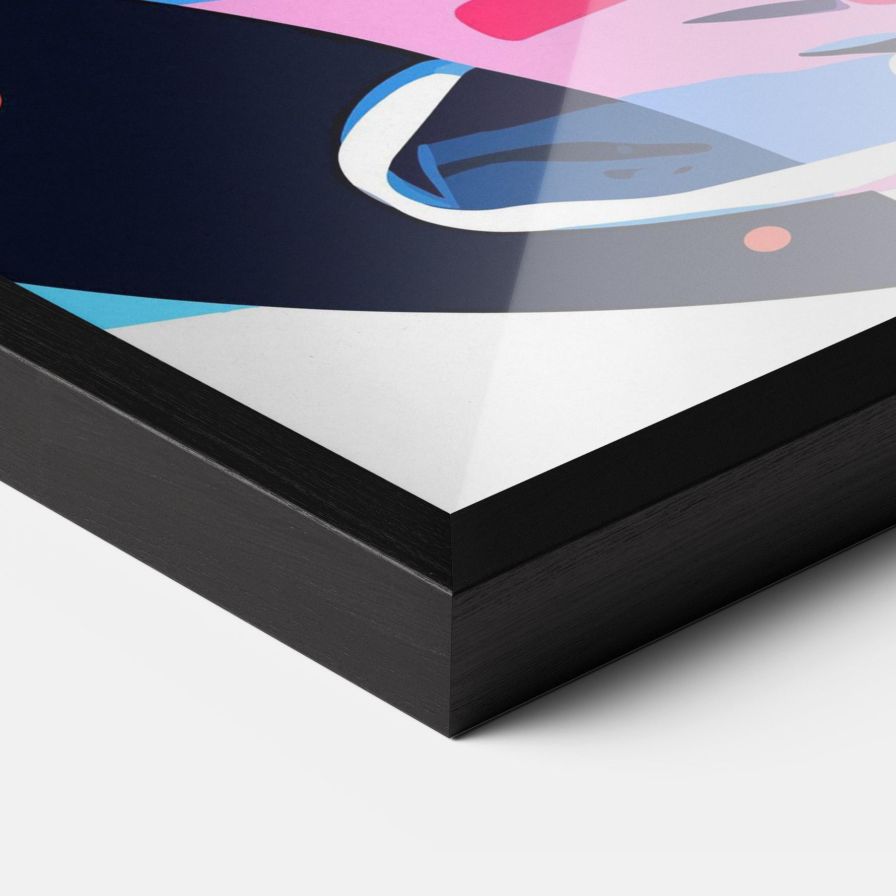 Plakat w Ramie Red Cocktail Art mockup 3