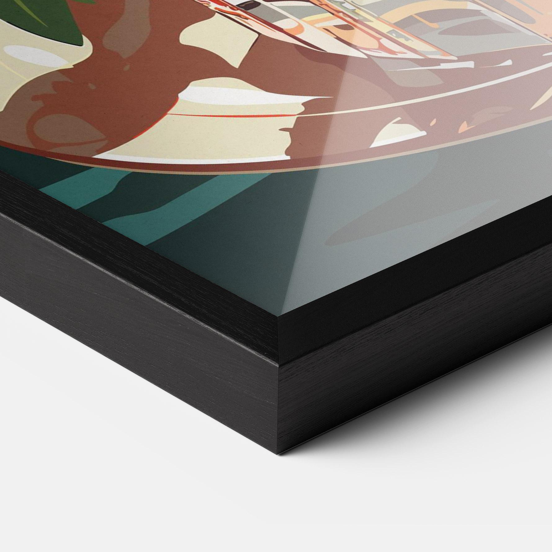 Plakat w Ramie Sunset Cocktail mockup 3