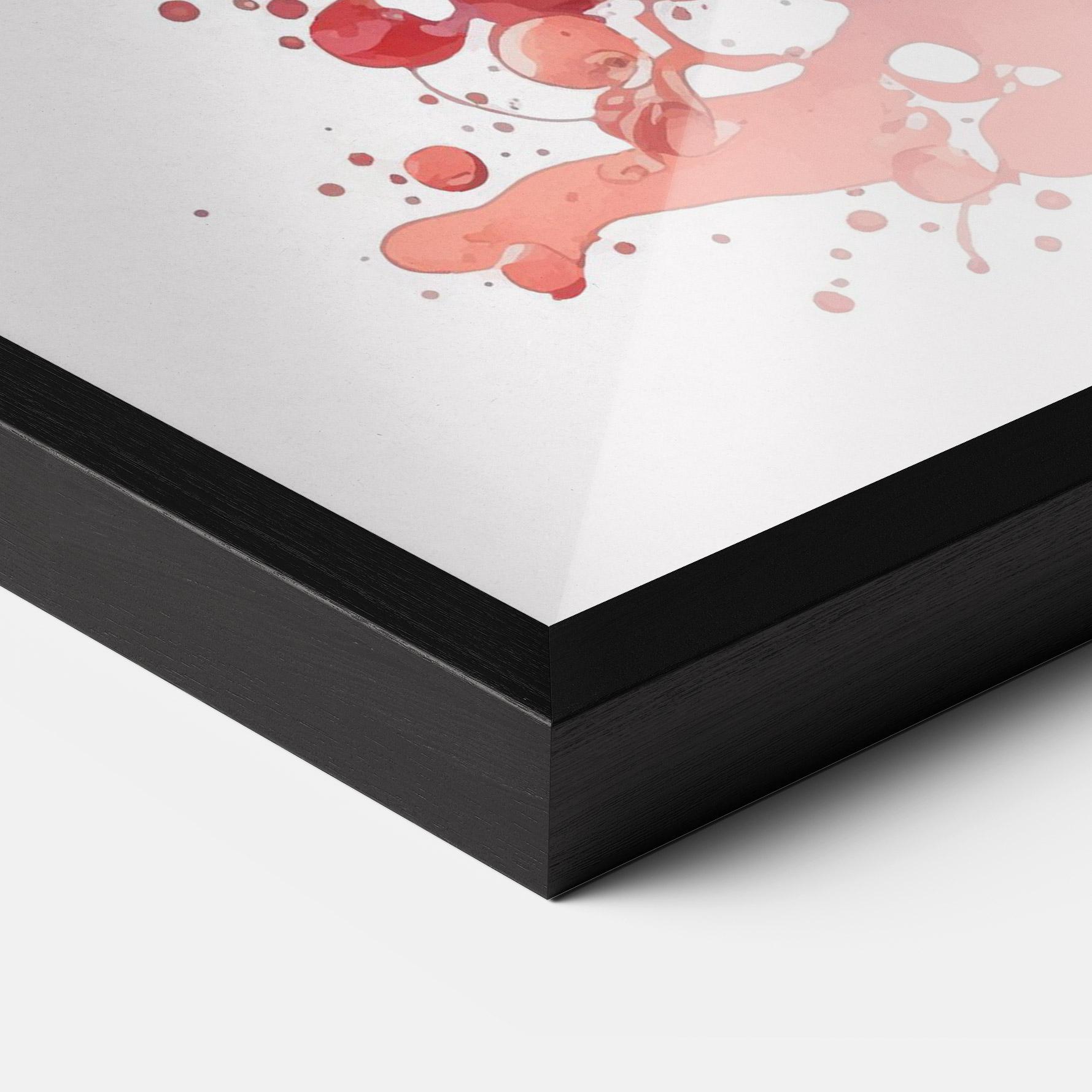 Plakat w Ramie Watercolor Drink mockup 3