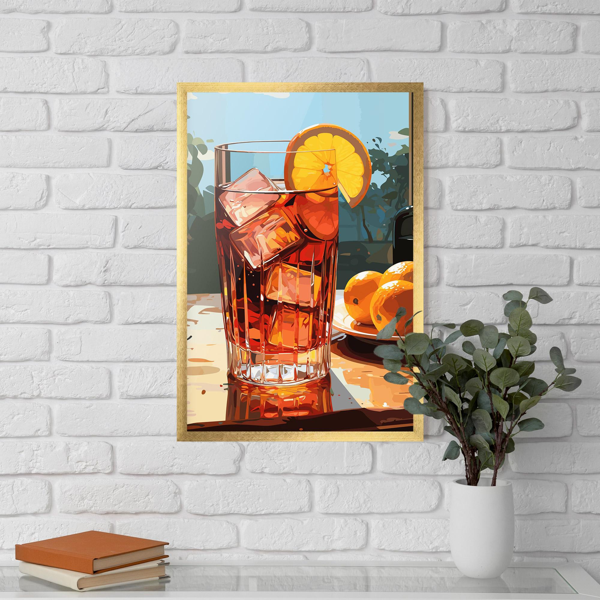 Plakat w Ramie Cocktail Art mockup 5