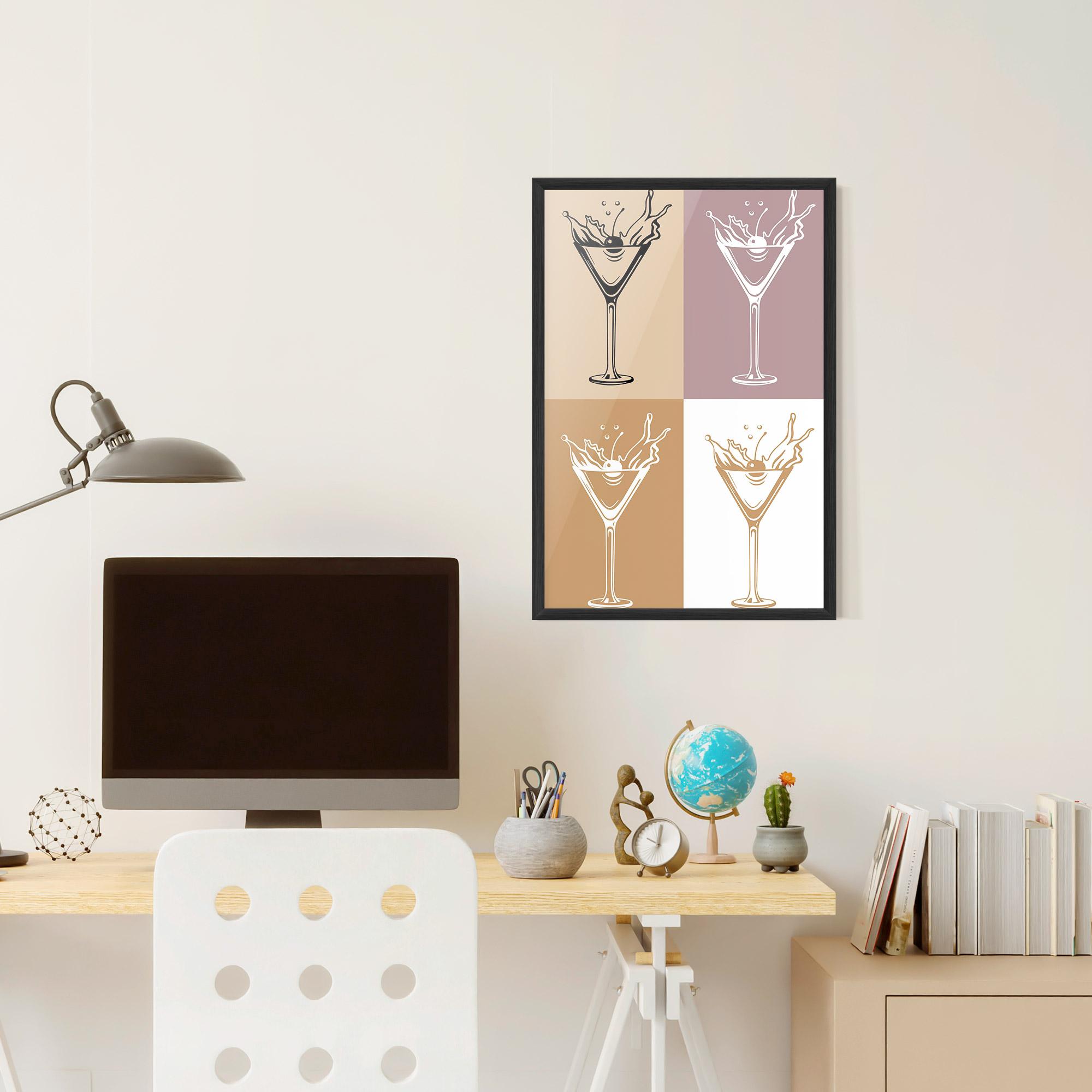 Plakat w Ramie Drinks Mix mockup 6