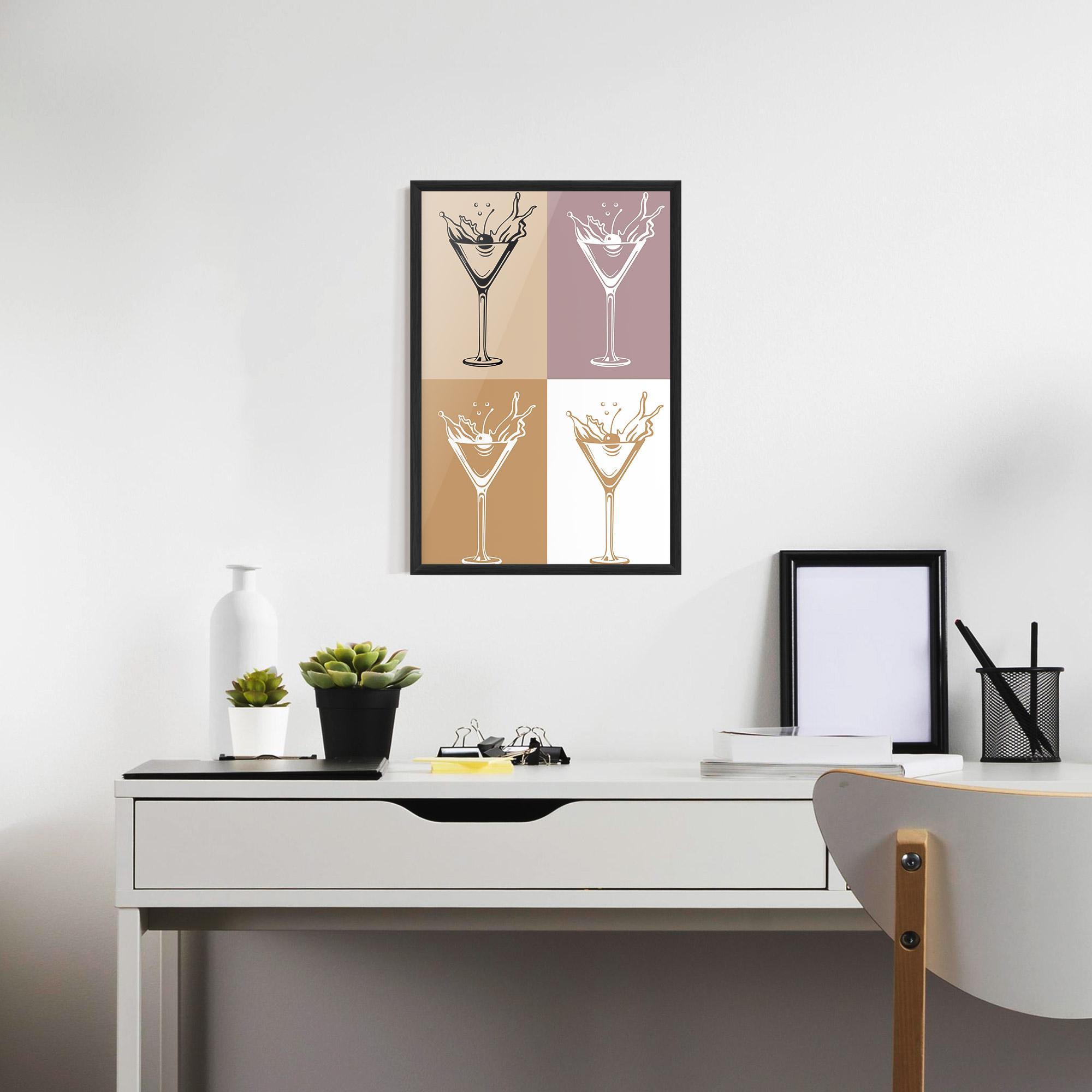 Plakat w Ramie Drinks Mix mockup 7