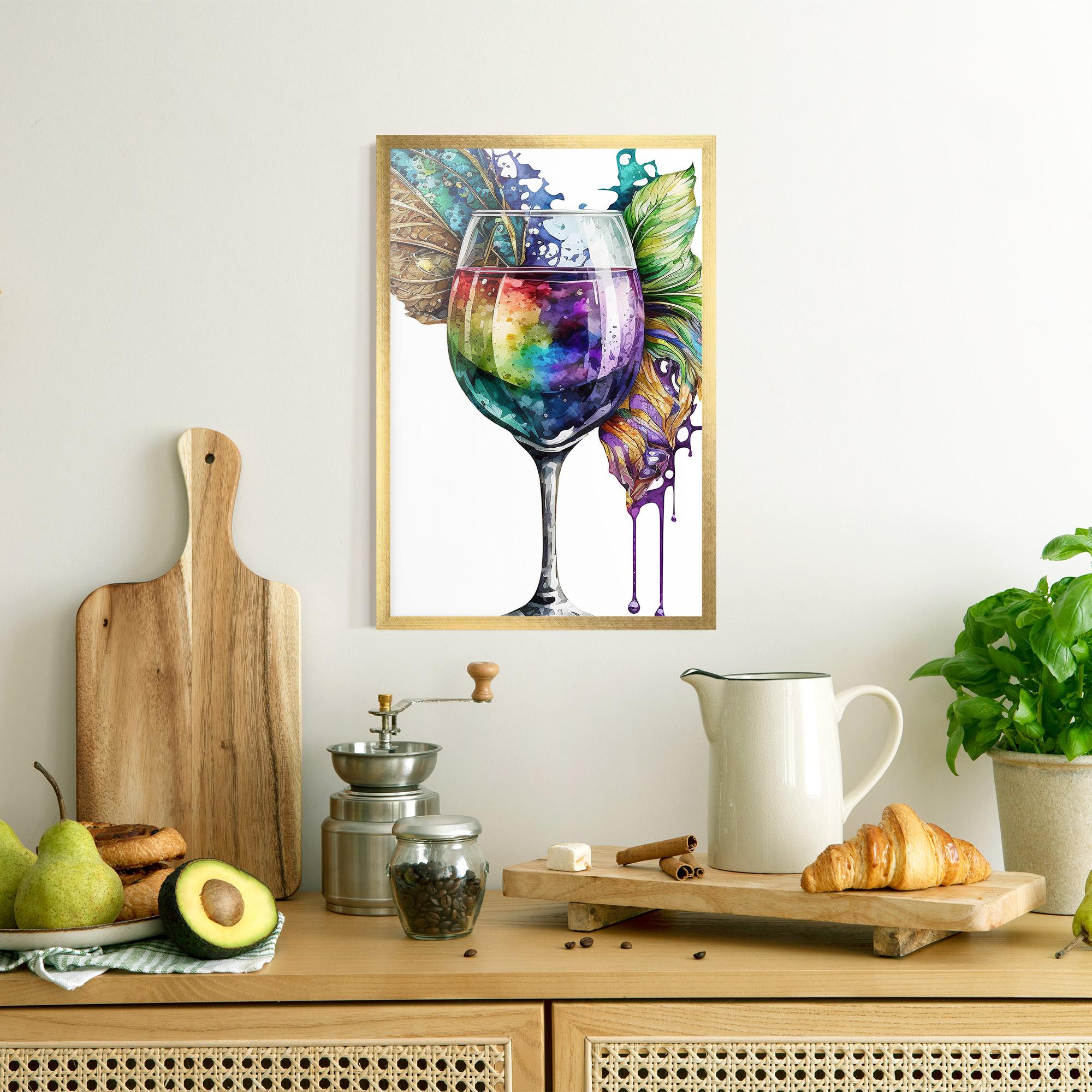 Plakat w Ramie Colorful Drink mockup 8