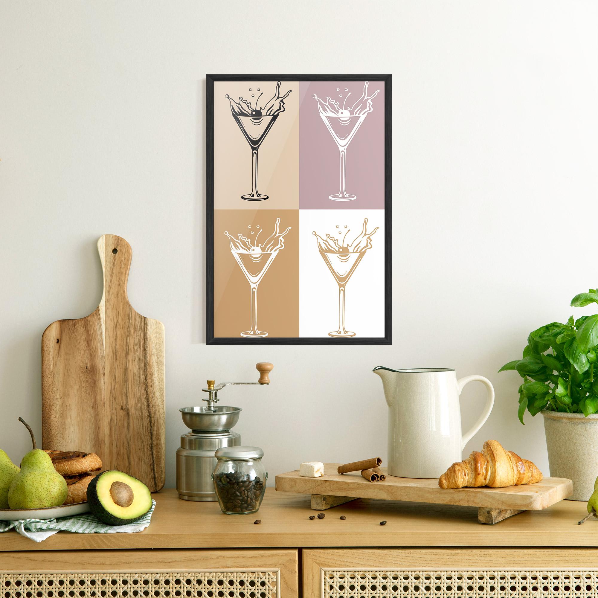 Plakat w Ramie Drinks Mix mockup 8