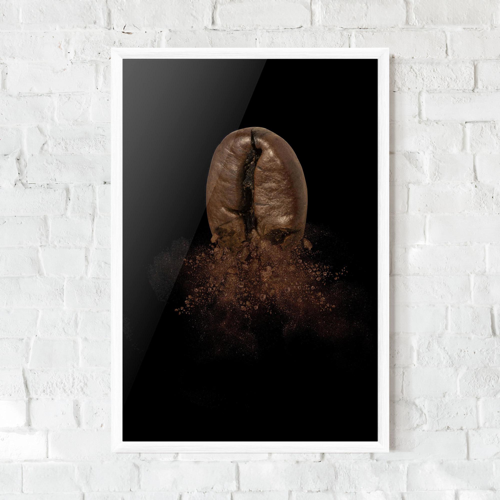 Plakat w Ramie Coffee Bean Explosion mockup 0