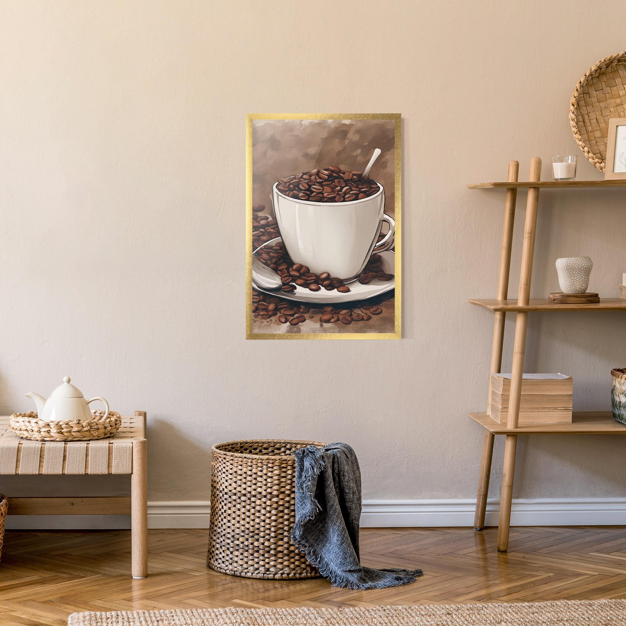 Plakat w Ramie Vintage Coffee mockup 9