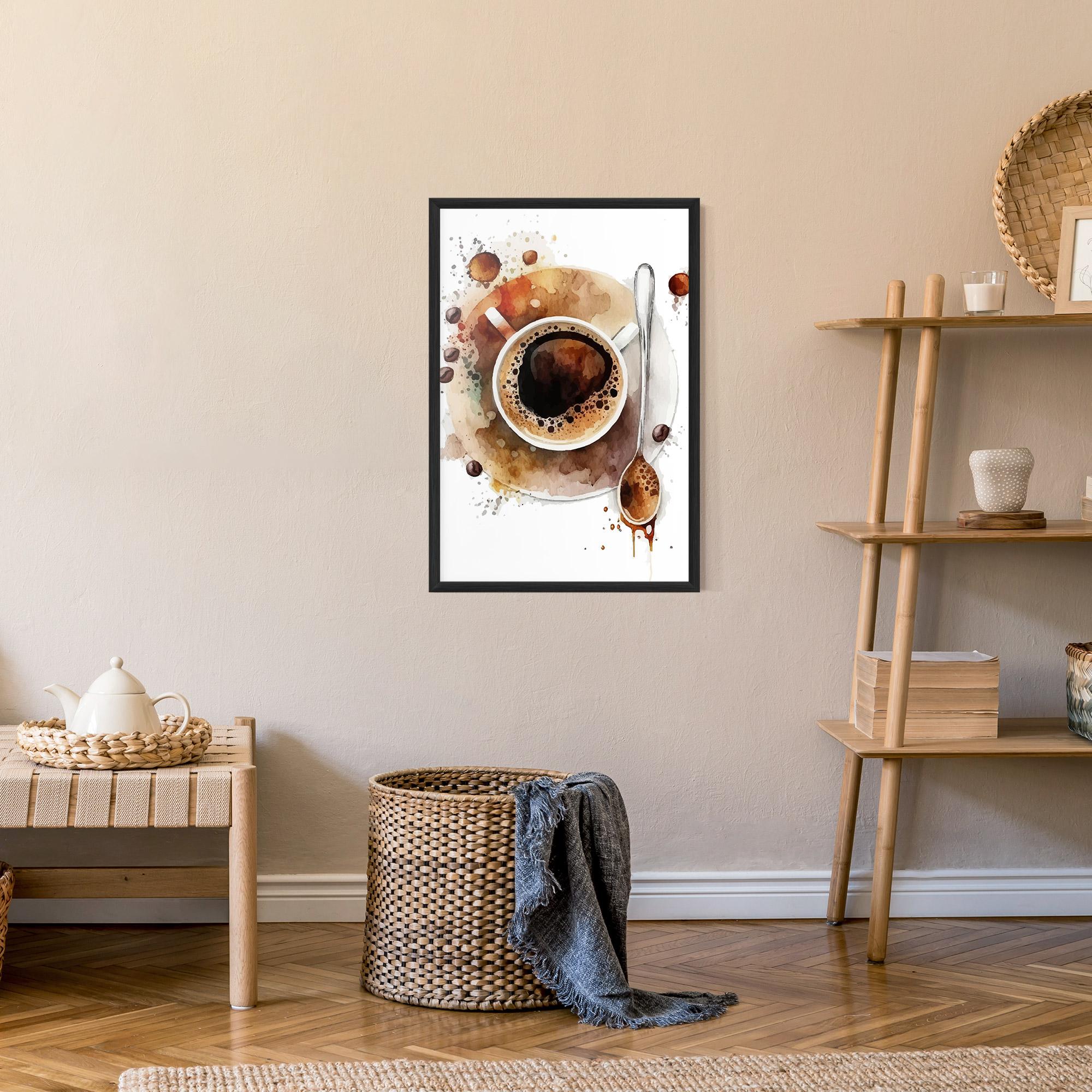 Plakat w Ramie Coffee Liquid mockup 9