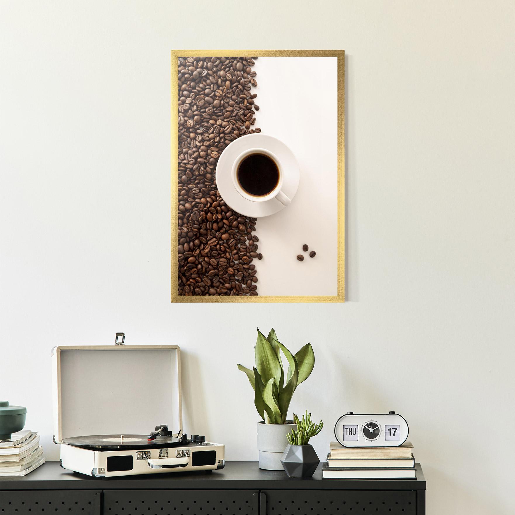 Plakat w Ramie Contrasted Coffee mockup 2
