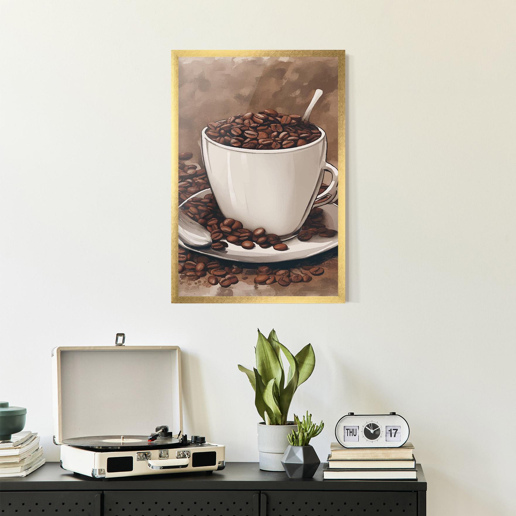 Plakat w Ramie Vintage Coffee mockup 2